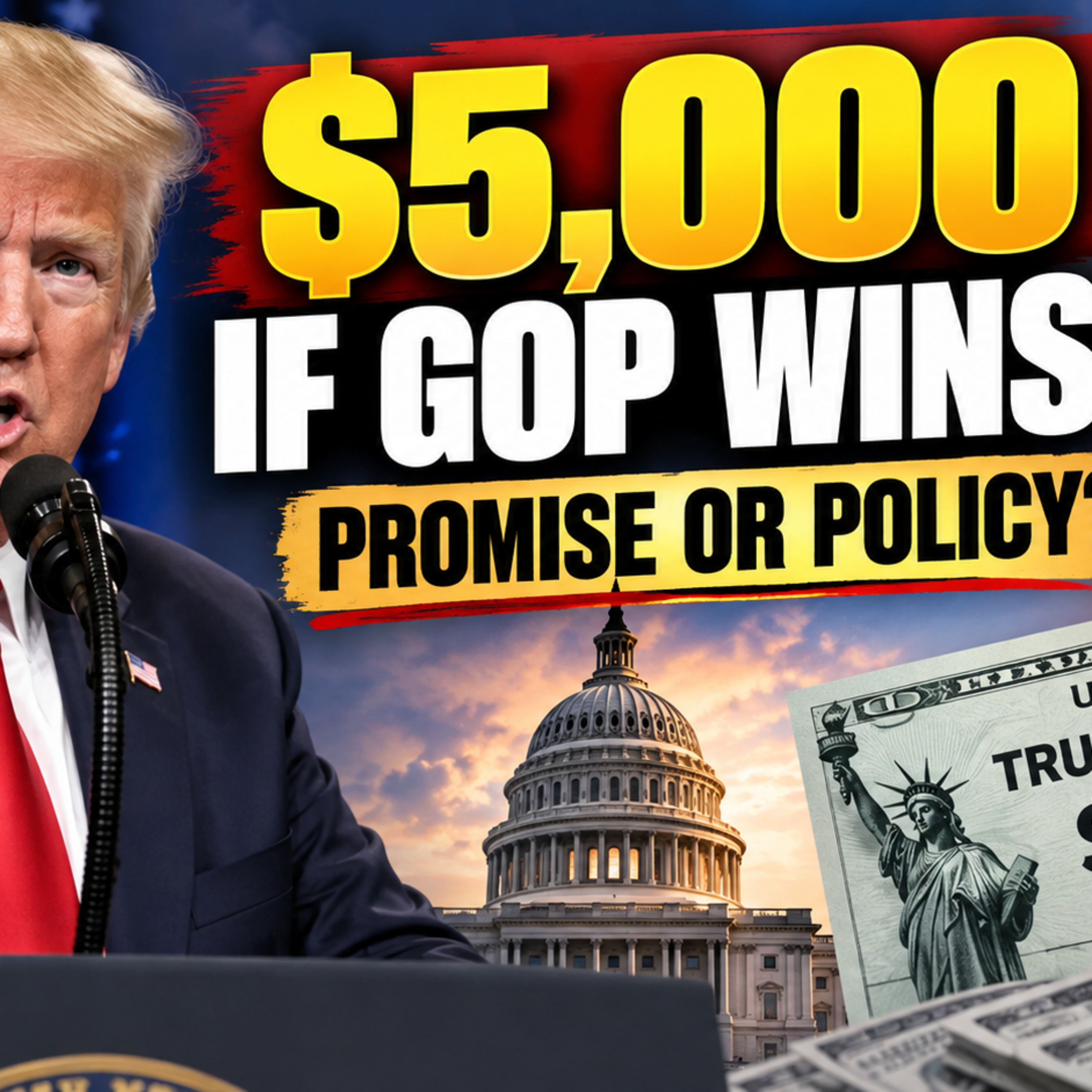 Trump Promises $5,000 If Republicans Win: Why Opponents Should Take It Seriously