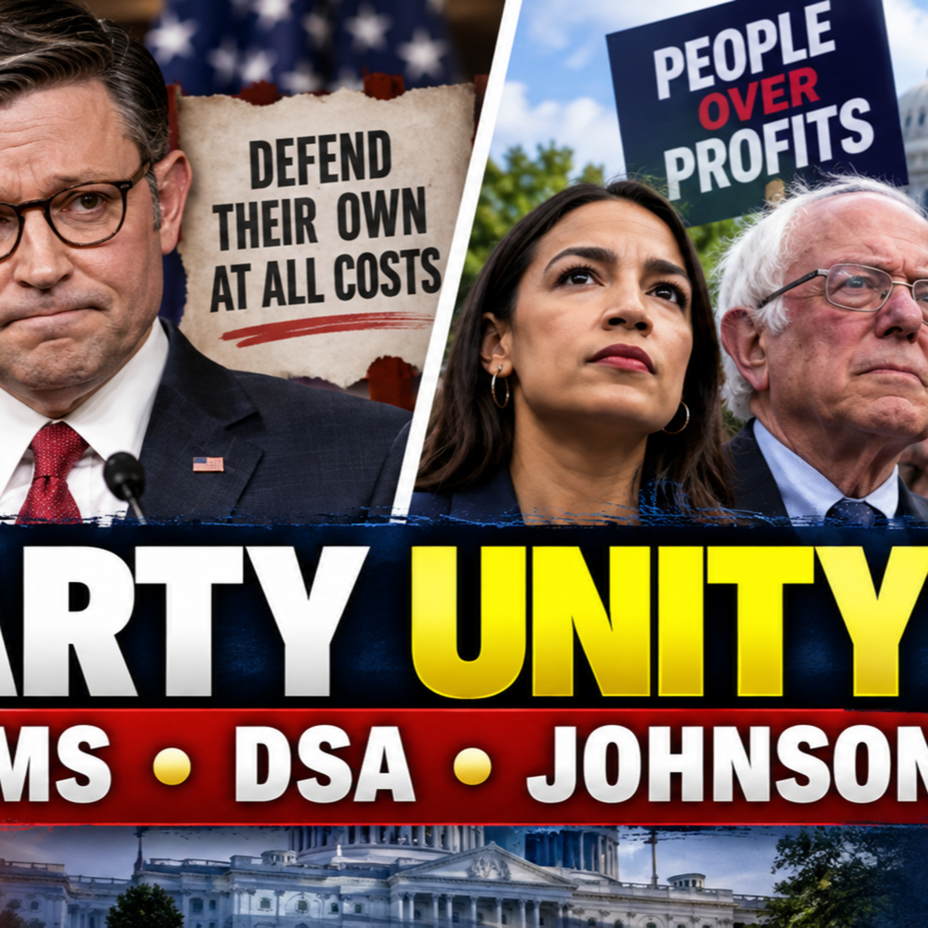 Democrats, DSA and Mike Johnson: What Party Unity Really Means in 2026