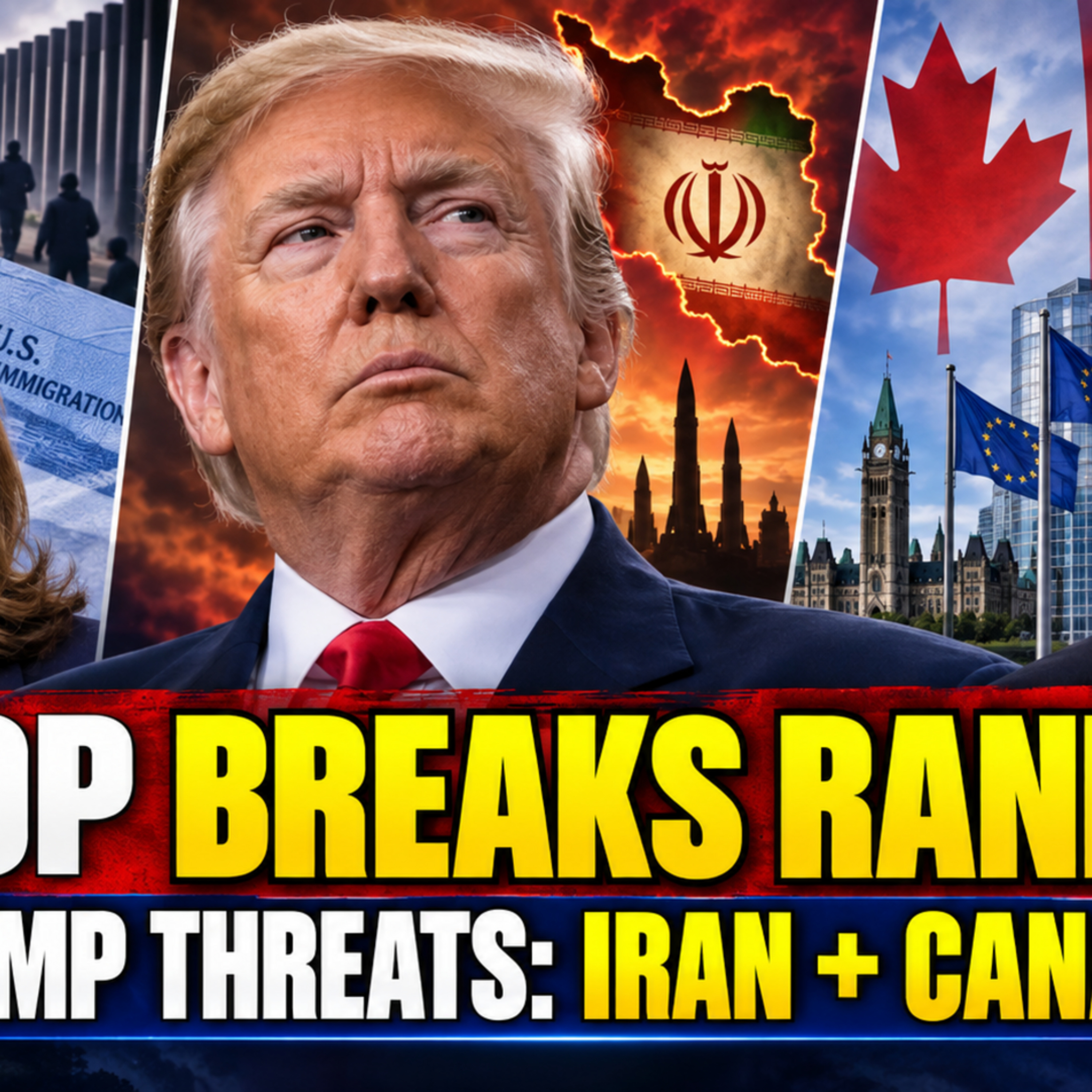 Salazar Breaks With Trump as Rove Crosses Over, Iran and Canada Face New Threats