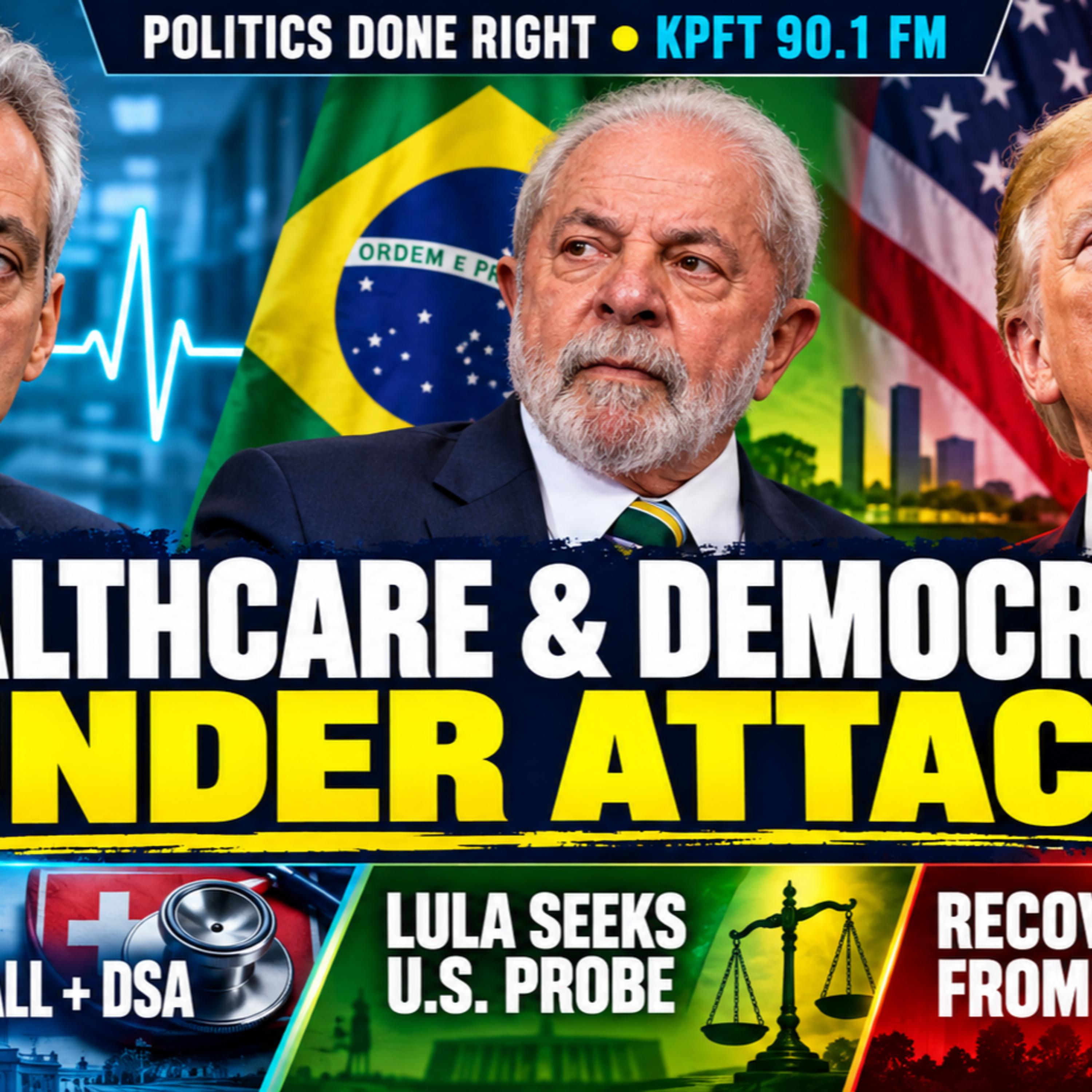 Rahm Slams Medicare for All & DSA; Lula Seeks Meddling Probe; Can America Recover From Trump-World?