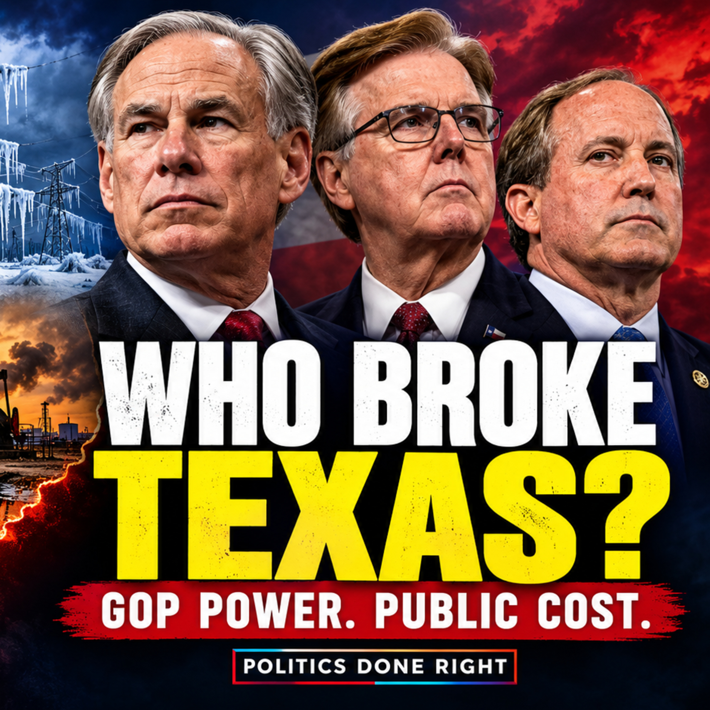 Abbott, Patrick, Paxton: Texas Republicans Cannot Escape Their Governing Record