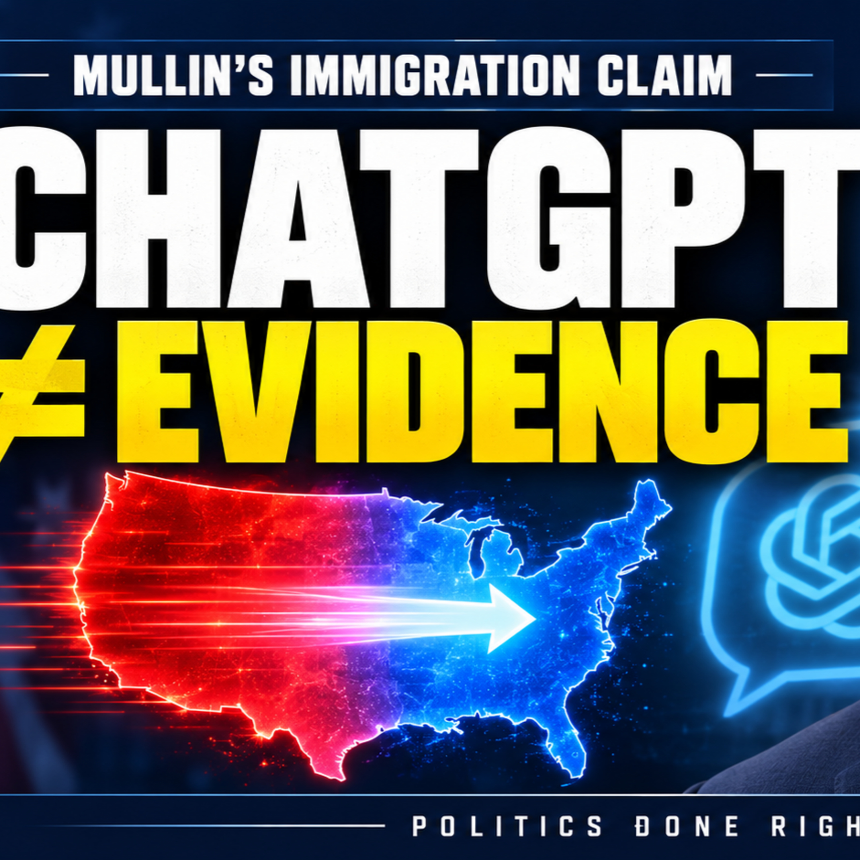 Markwayne Mullin Uses ChatGPT to Push a Red-State-to-Blue Immigration Conspiracy