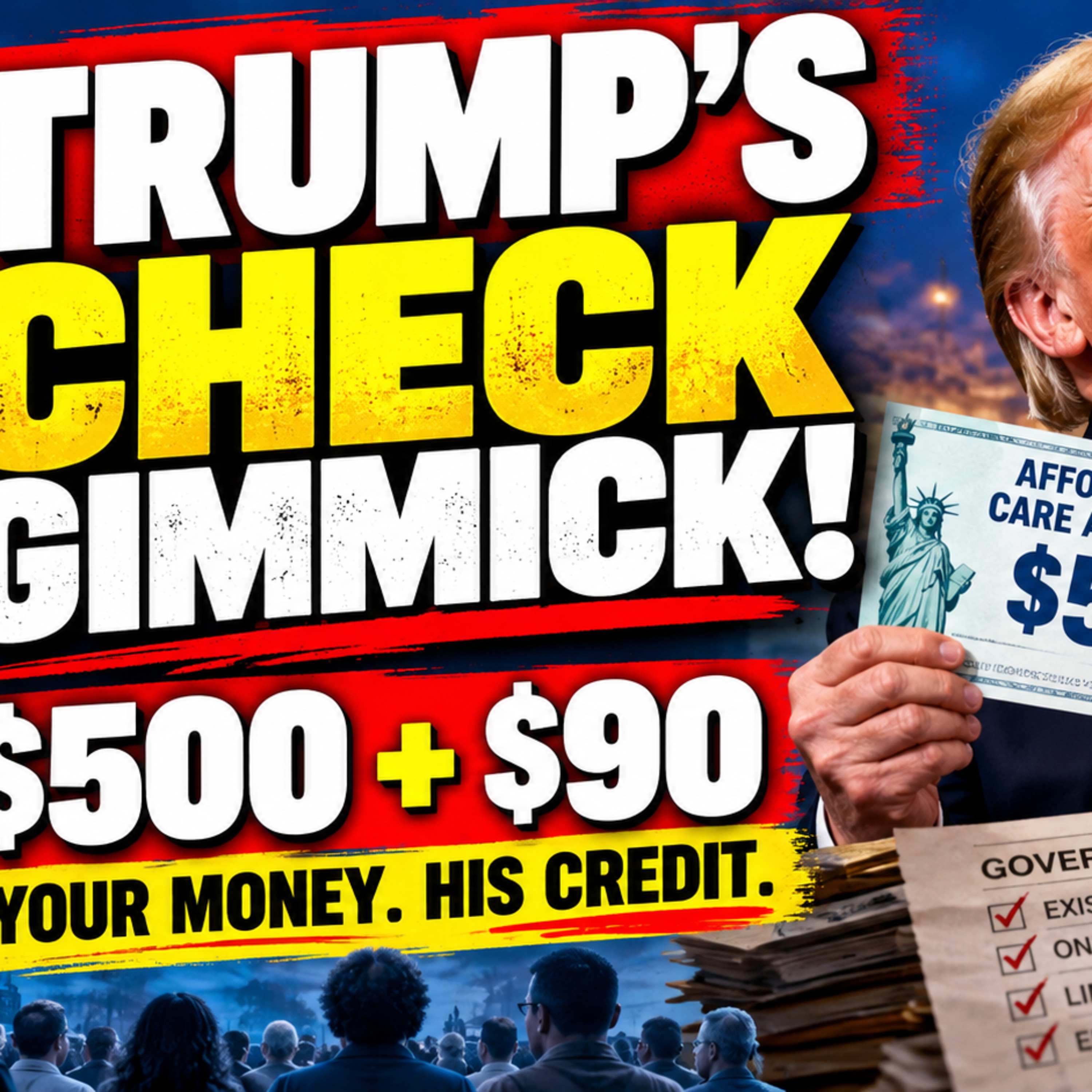 Trump's $500 and $90 Checks EXPOSED: The Election-Year Accounting Gimmick Americans Must Understand episode artwork
