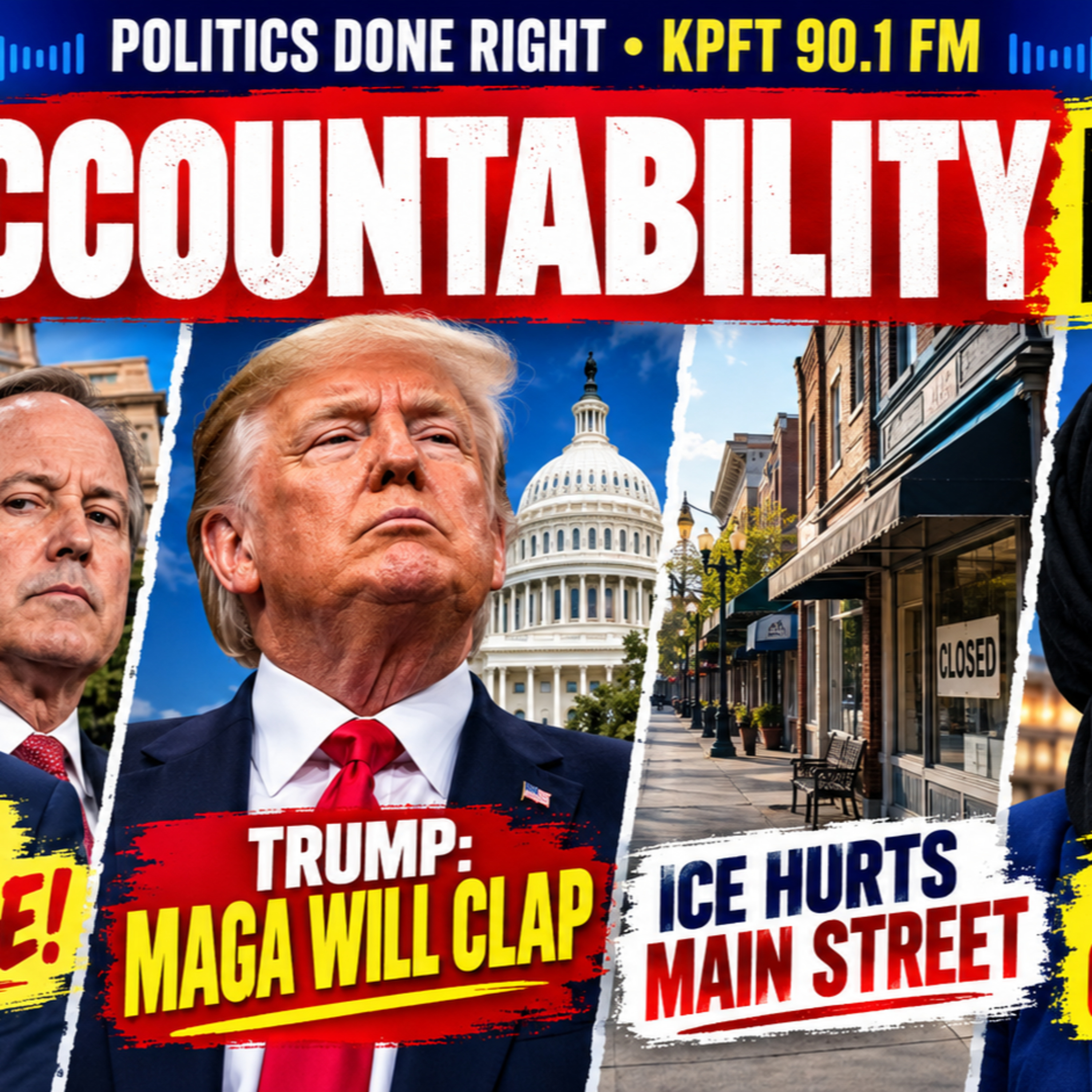 Christie Blasts Emmer; Trump’s Check Gimmick; Newsom Shields Billionaires; US Oppression Exposed episode artwork