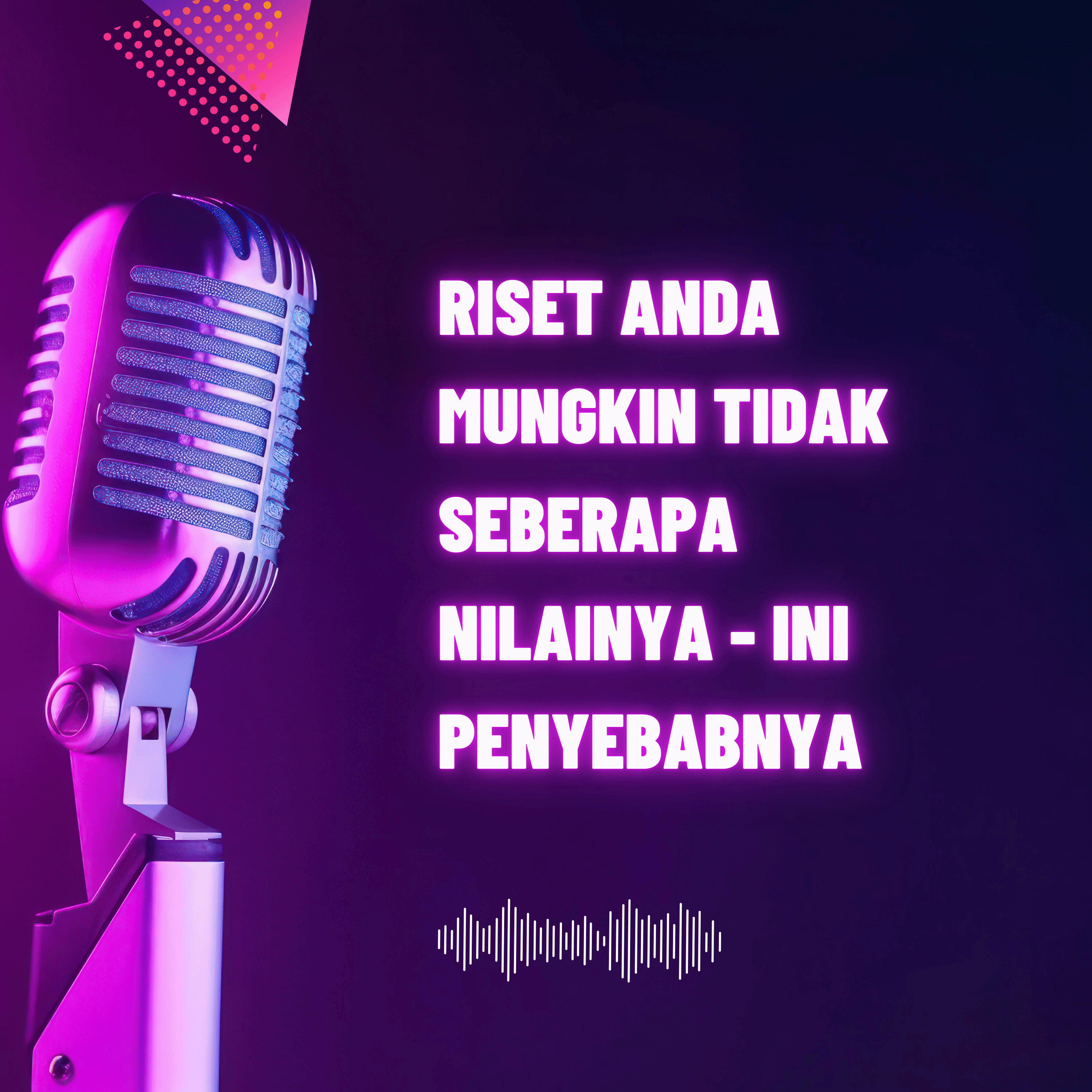 S6 EP12 RISET ANDA MUNGKIN TIDAK SEBERAPA NILAINYA - INI PENYEBABNYA episode artwork