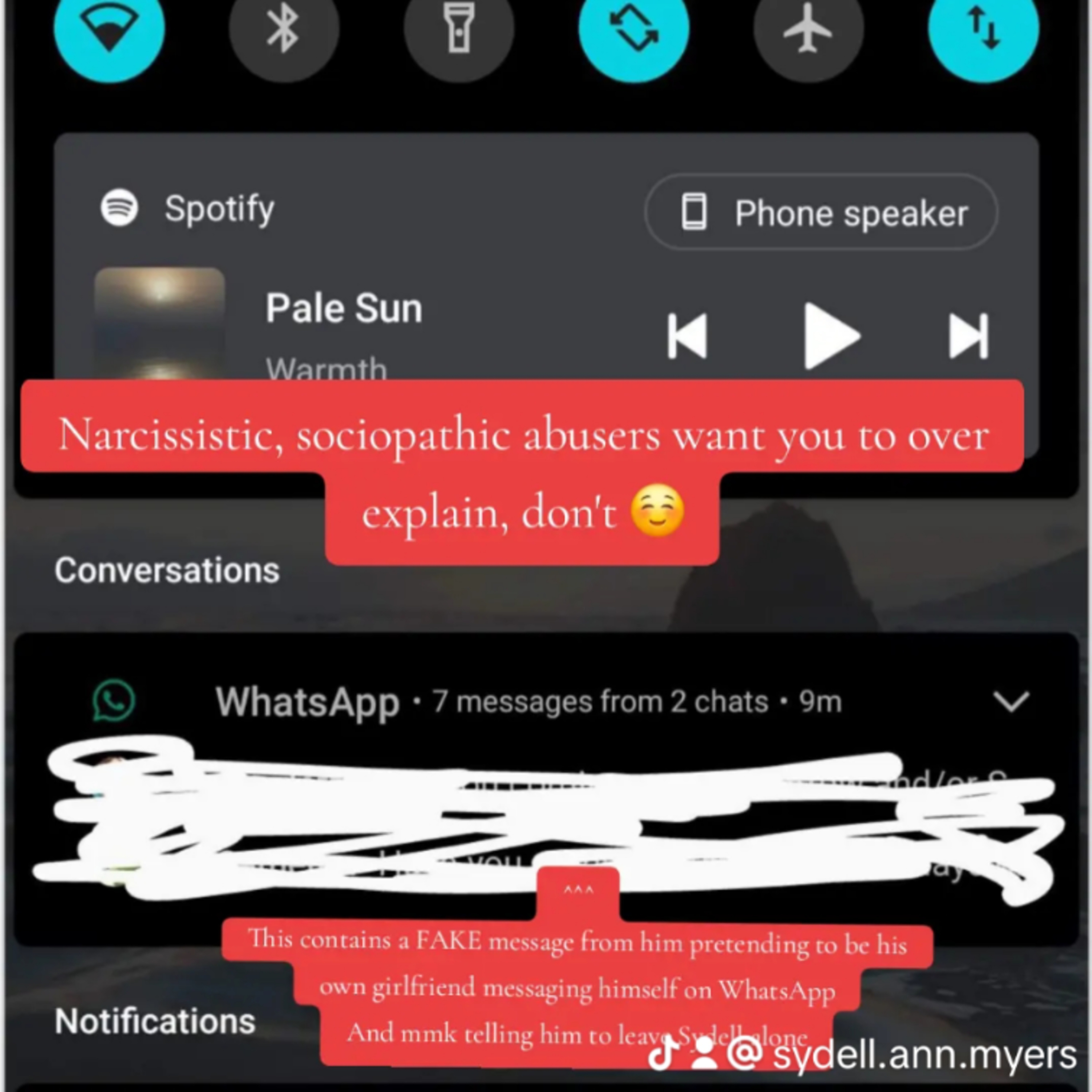 Narcissistic, sociopathic abusers want you to over explain, don't. episode artwork