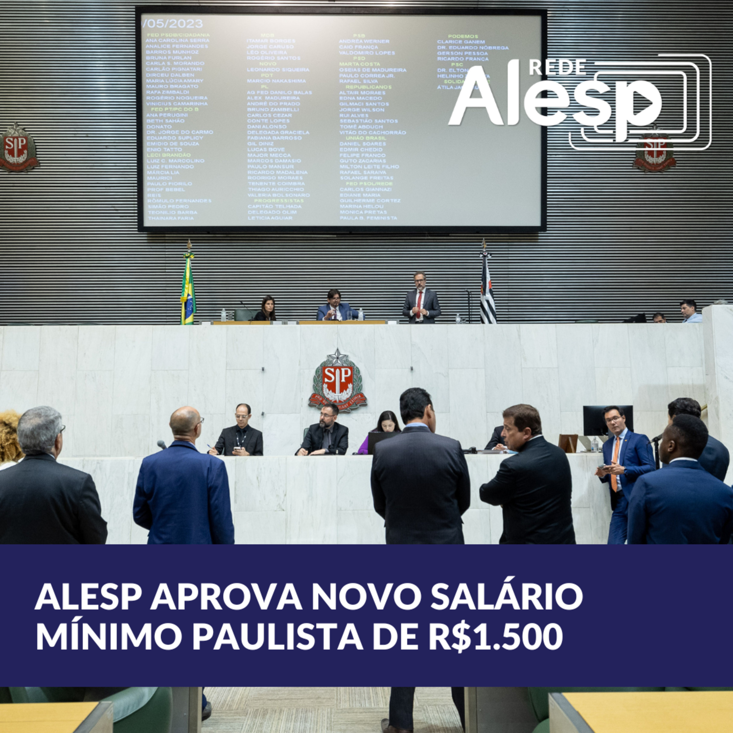 Alesp aprova novo salário mínimo paulista de R$1.500 episode artwork
