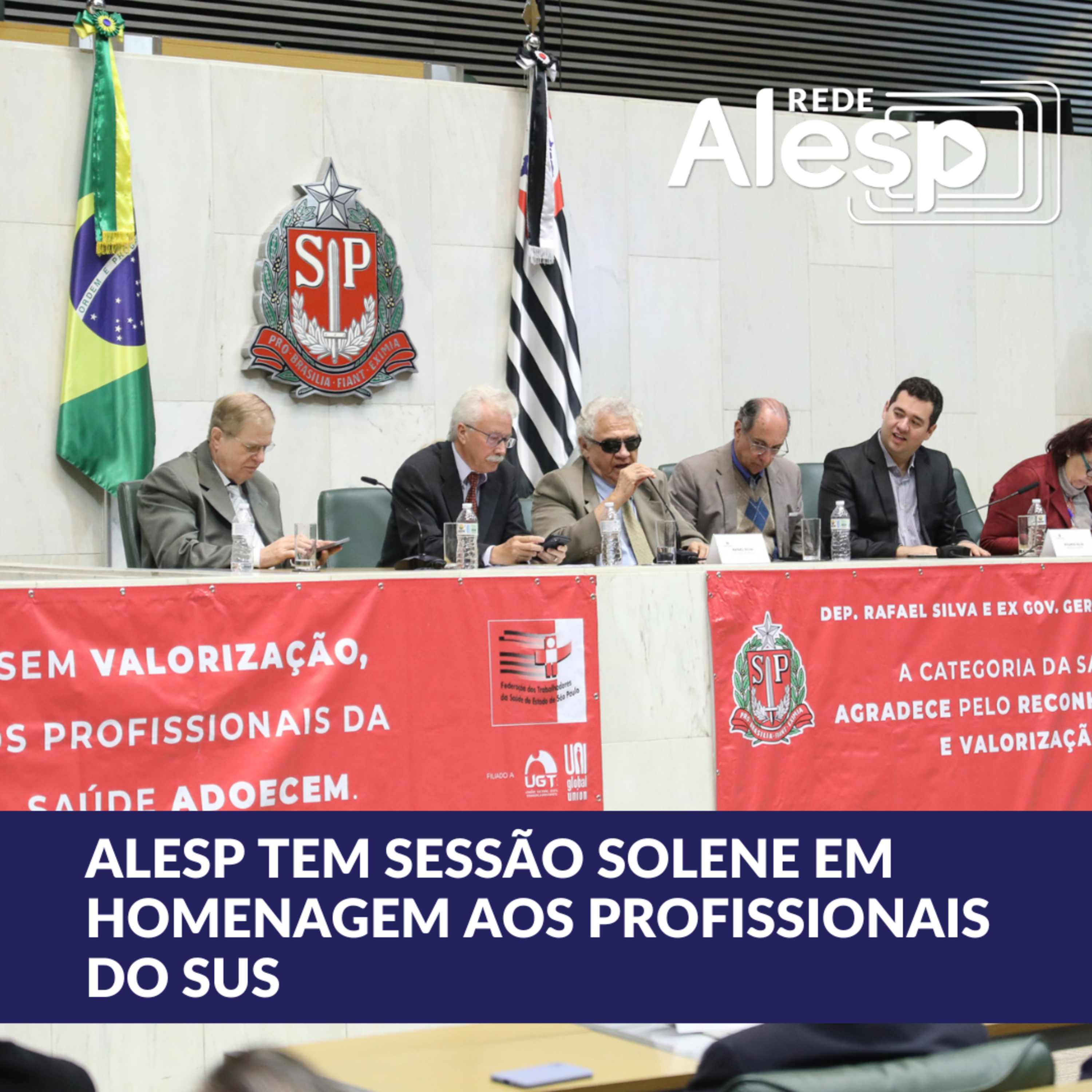 Alesp realiza Sessão Solene para homenagear profissionais da Saúde episode artwork