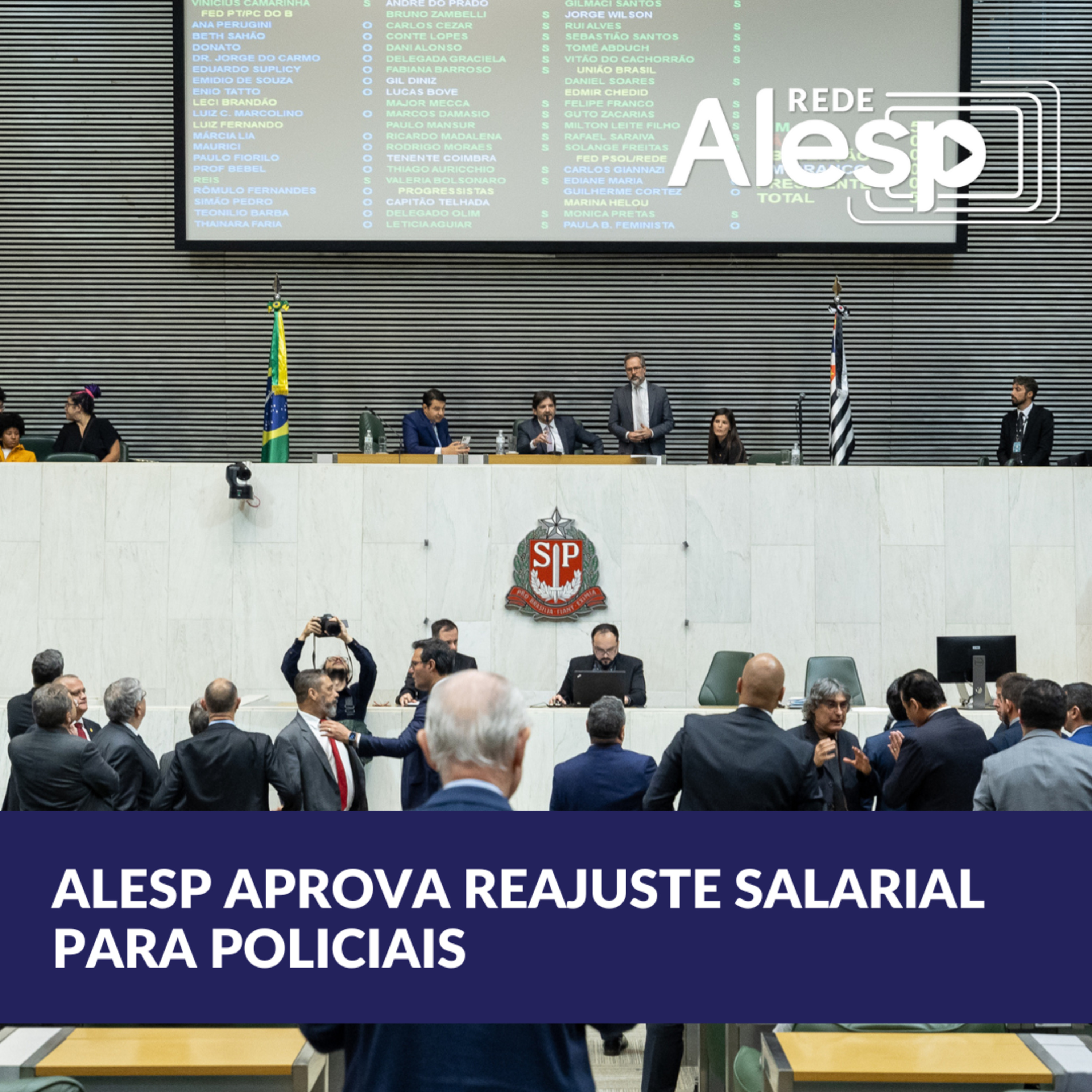 Em sessão extraordinária, Alesp aprova reajuste salarial de policiais  episode artwork