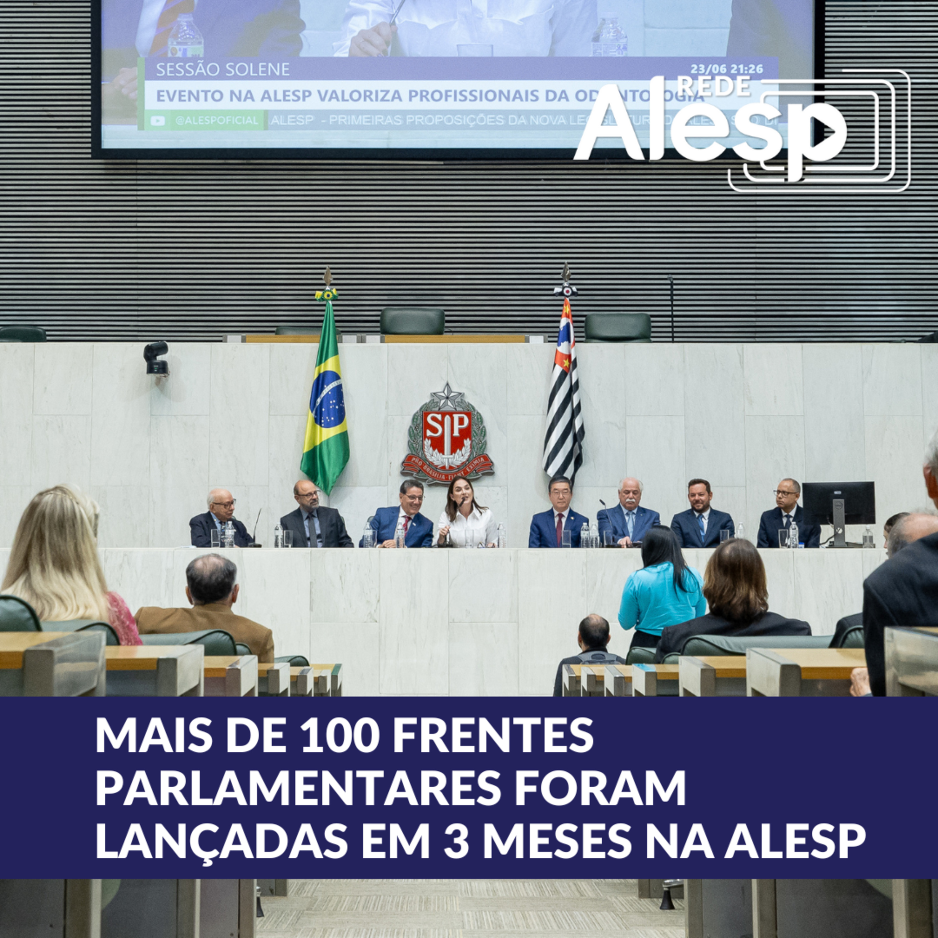 Mais de 100 Frentes Parlamentares foram lançadas na Alesp episode artwork