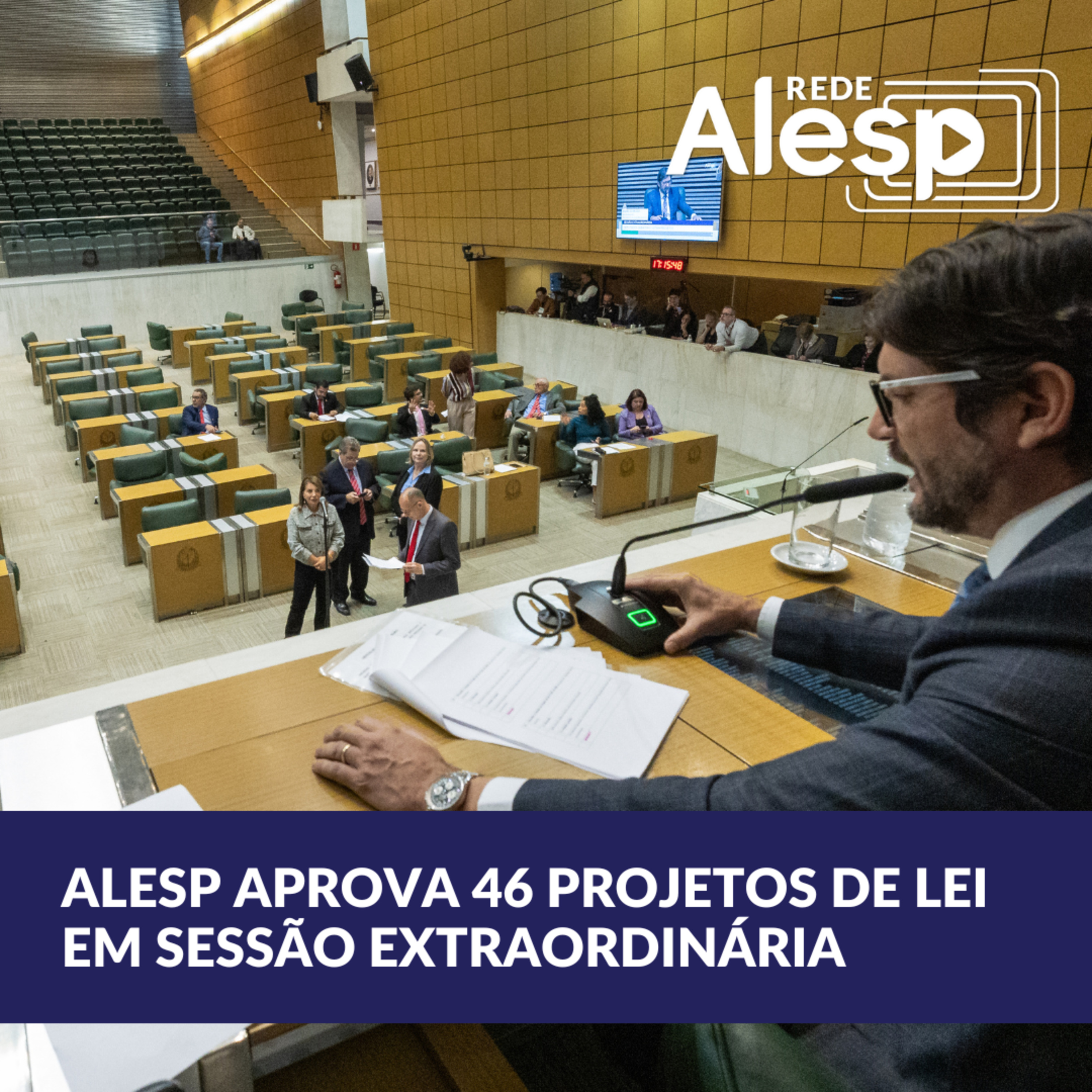Alesp aprova 46 Projetos de Lei em Sessão Extraordinária episode artwork
