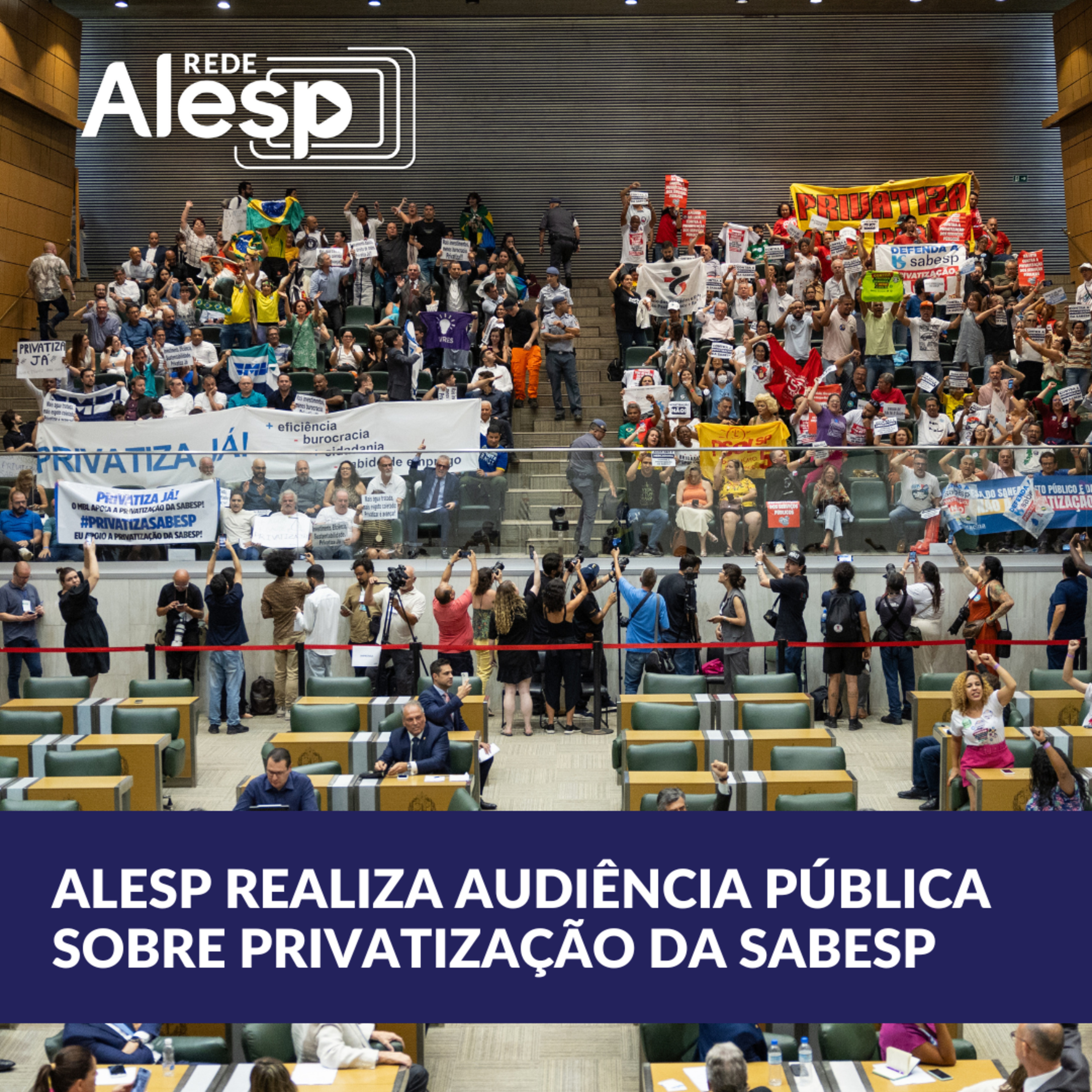 Alesp recebe Audiência Pública sobre a privatização da Sabesp  episode artwork