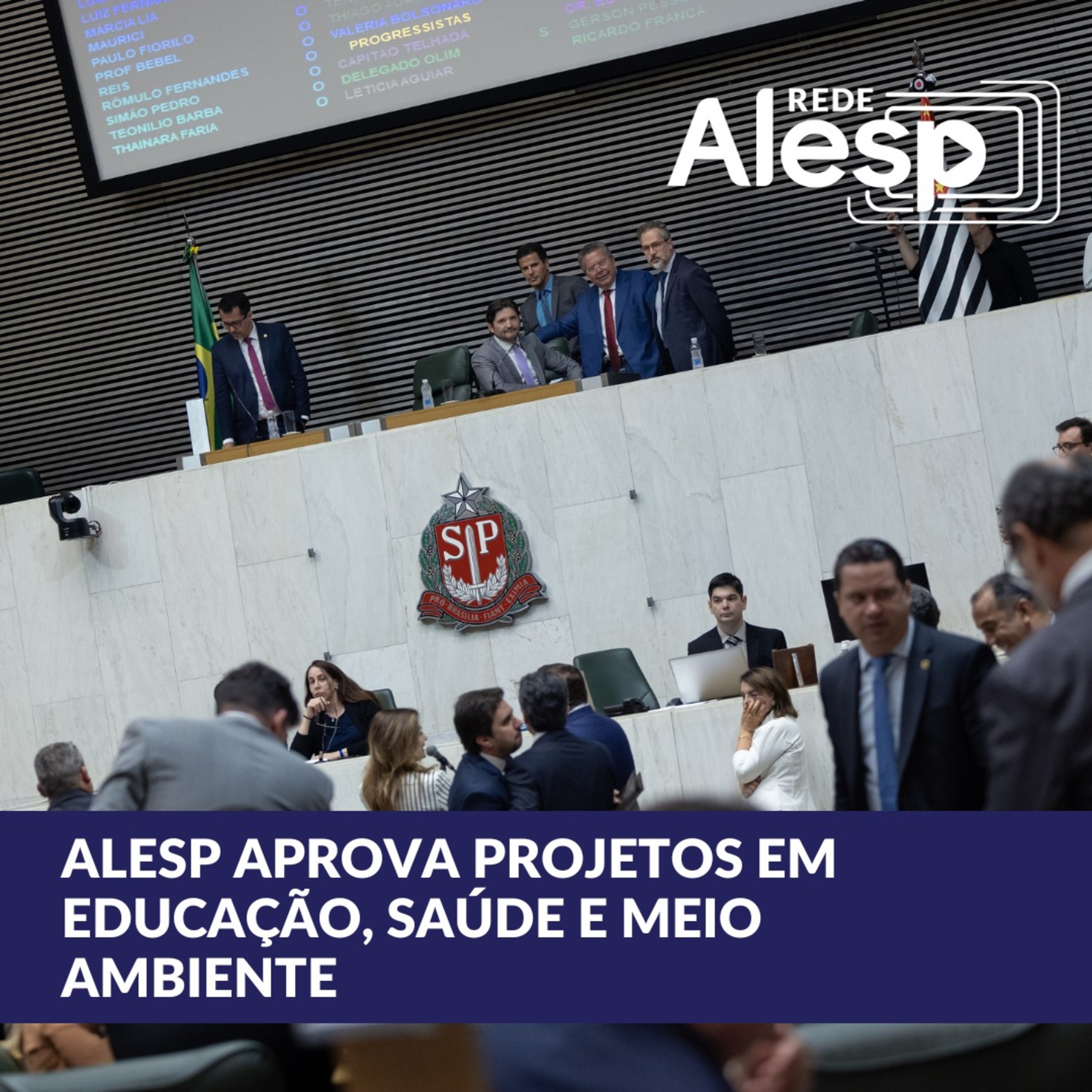 Alesp aprova projetos em educação, saúde e Meio Ambiente episode artwork
