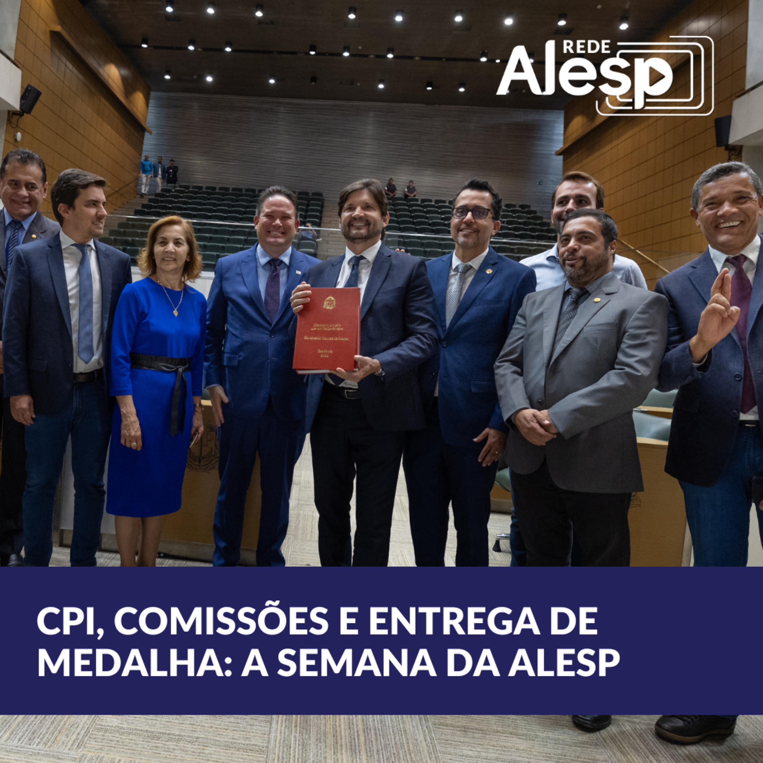 Conclusão de CPI, retomada de comissões e entrega de medalha: o resumo da semana da Alesp  episode artwork