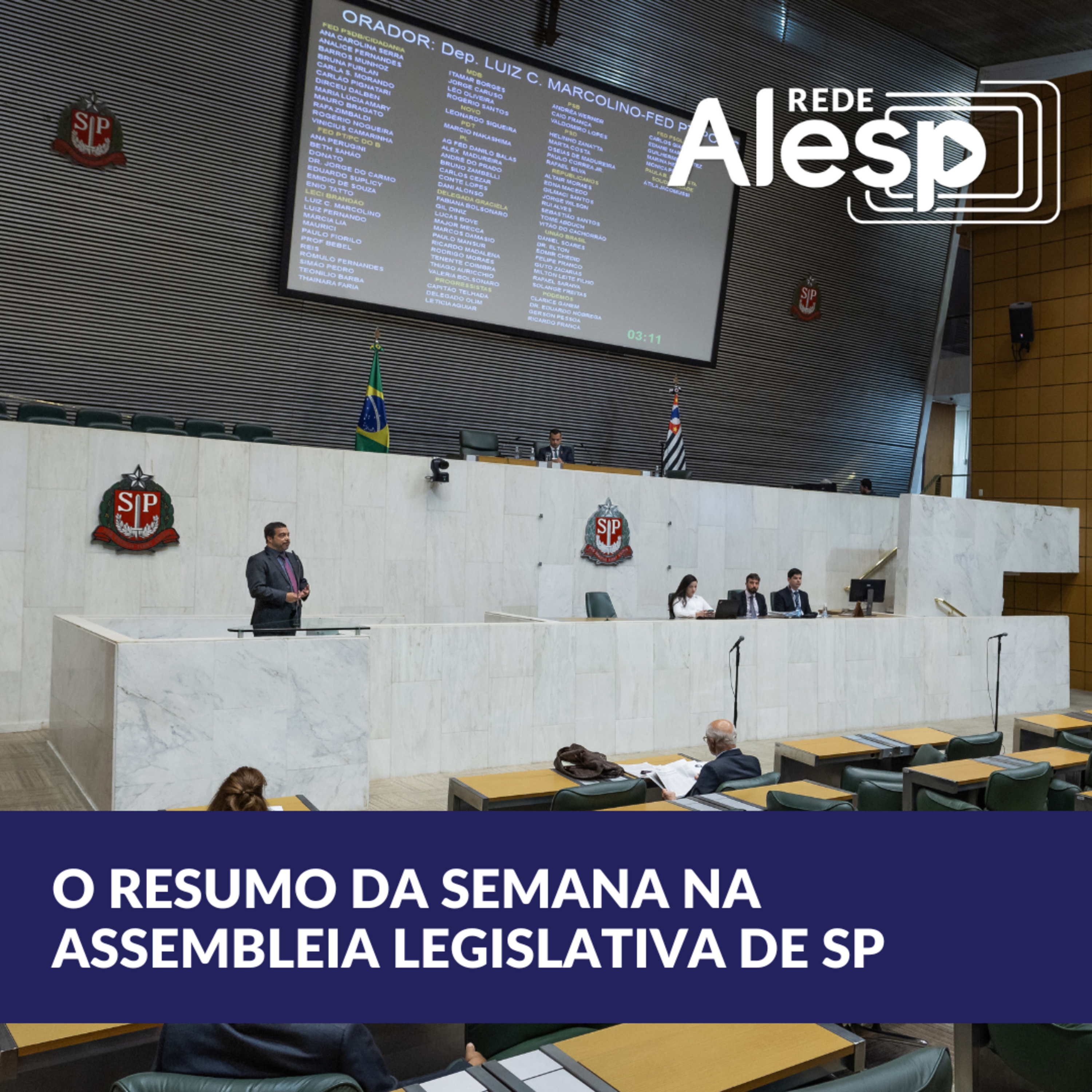 Retorno do carnaval, volta às aulas, falas em plenário: o resumo da semana da Alesp  episode artwork