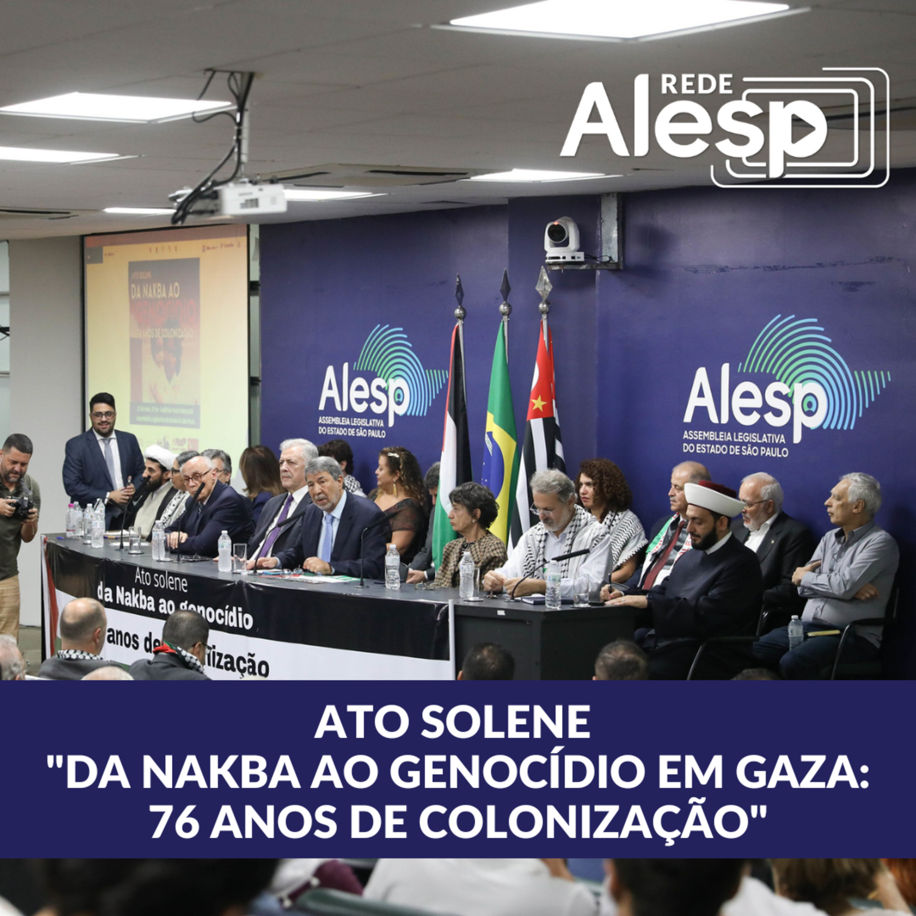 Ato Solene "da Nakba ao genocídio em Gaza: 76 anos de colonização" episode artwork