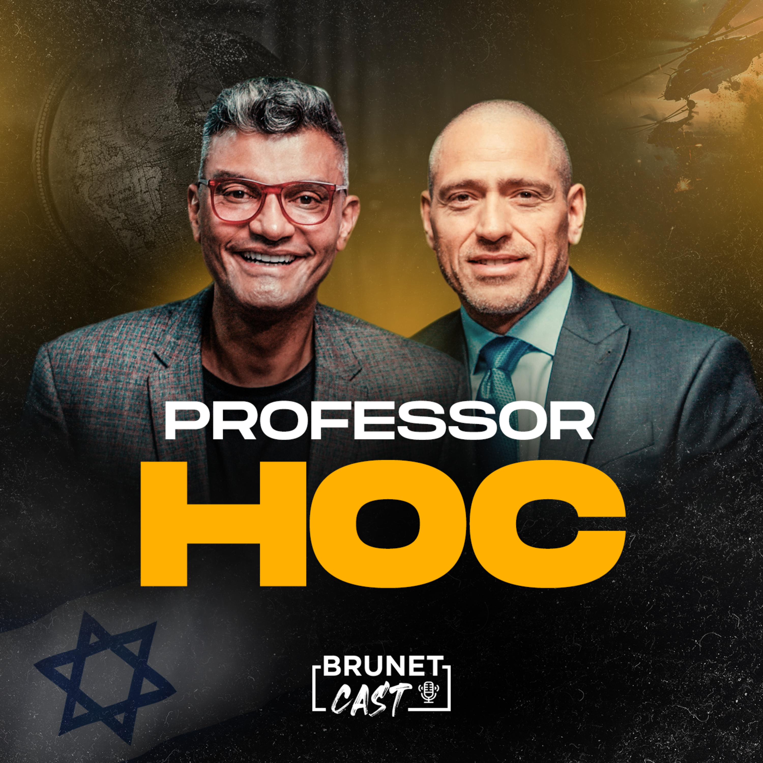 BrunetCast # 269 - A 3ª guerra mundial é uma realidade? Fim dos tempos? com Professor HOC episode artwork