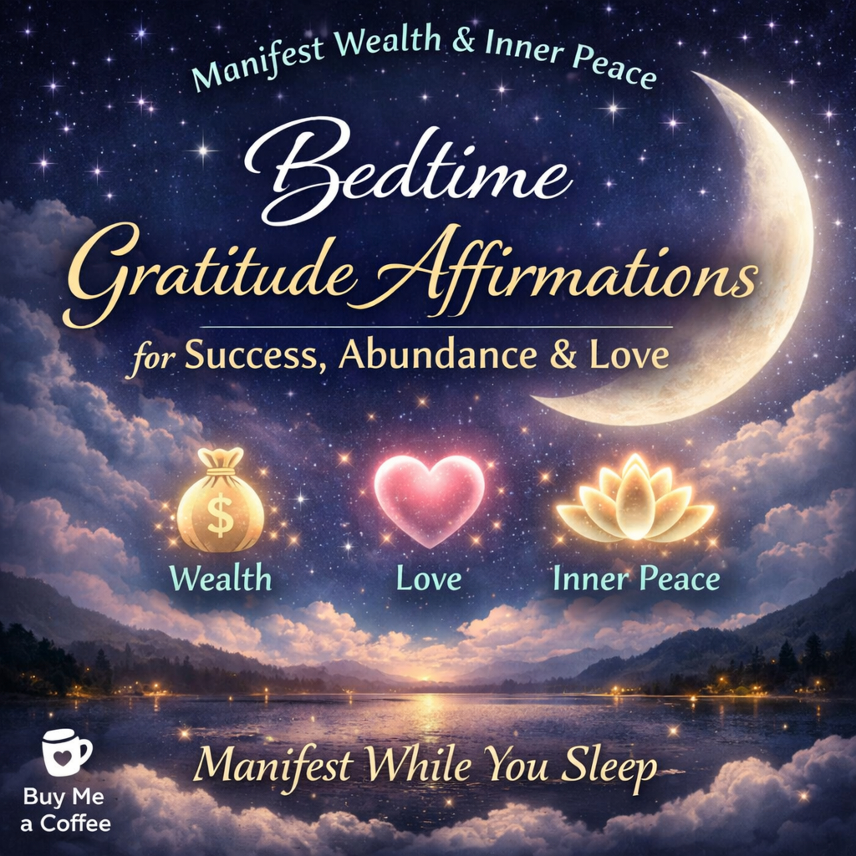 Bedtime Gratitude Affirmations episode artwork