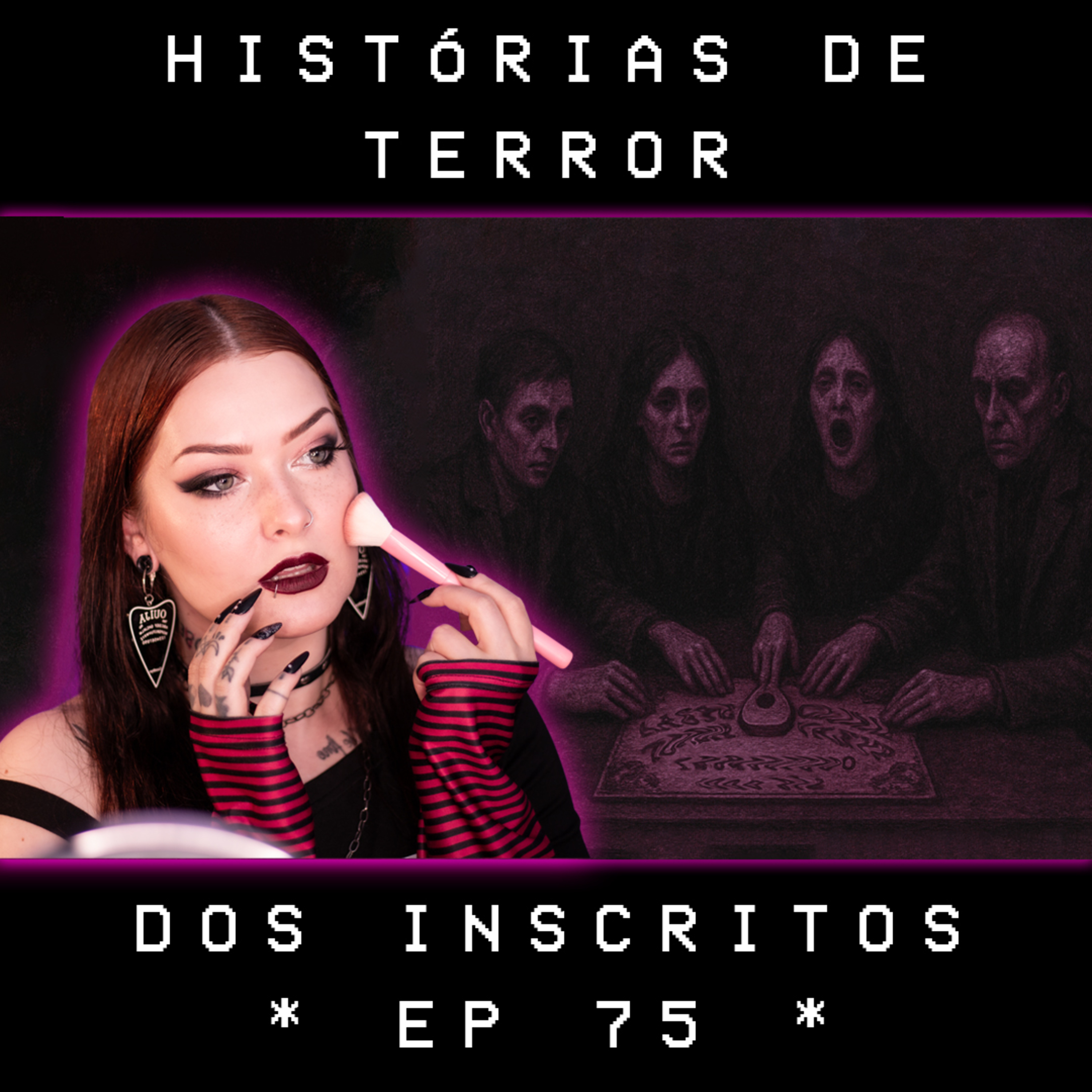 Terror e Make - Ep.75 | Lendo histórias de terror dos inscritos