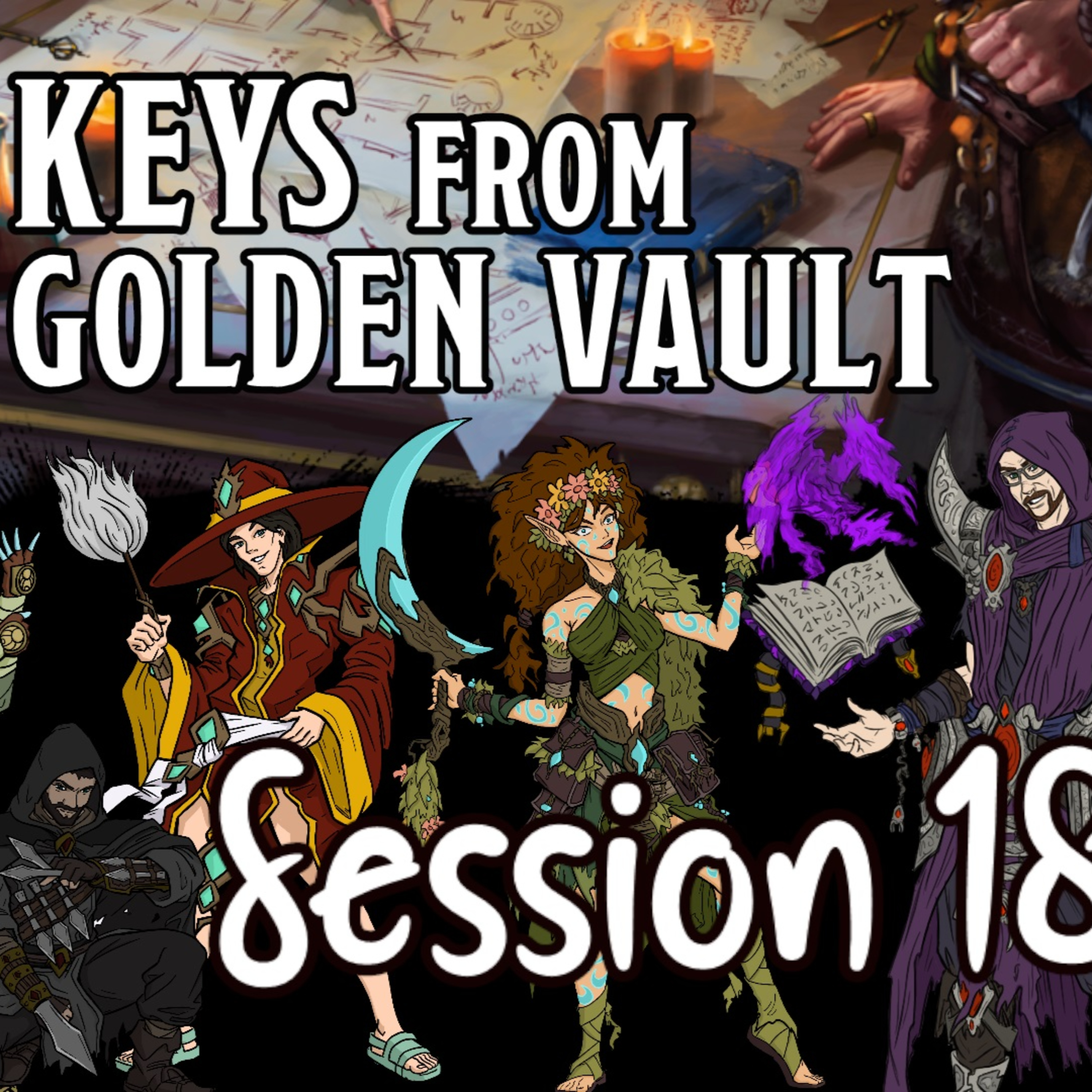 Keys from the Golden Vault Session 18 - Tockworth's Clockworks p2 episode artwork