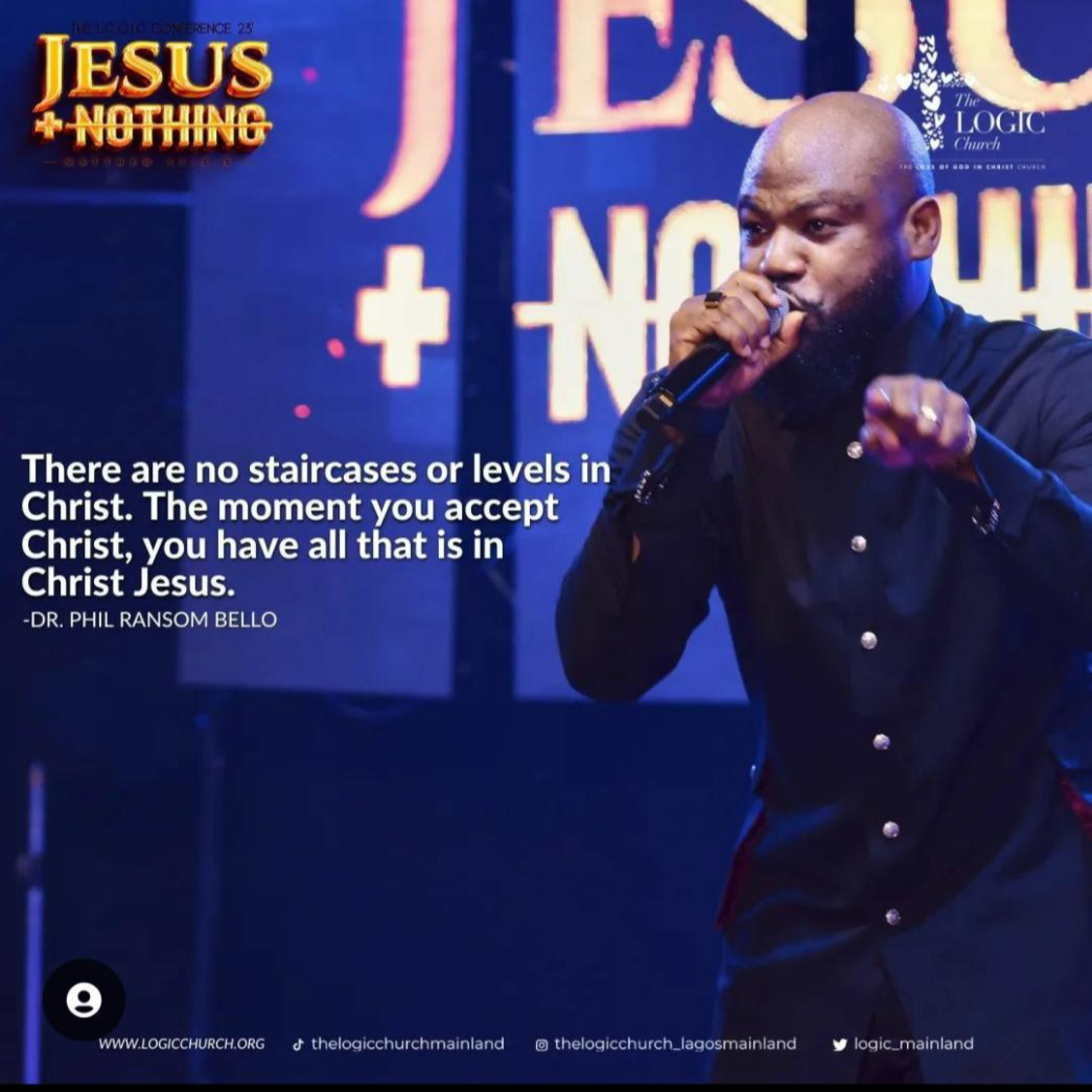 JESUS PLUS NOTHING CONFERENCE 2023. ( MORNING SESSION, DAY 1 ) WITH DR. PHIL. RANSOM BELLO. episode artwork