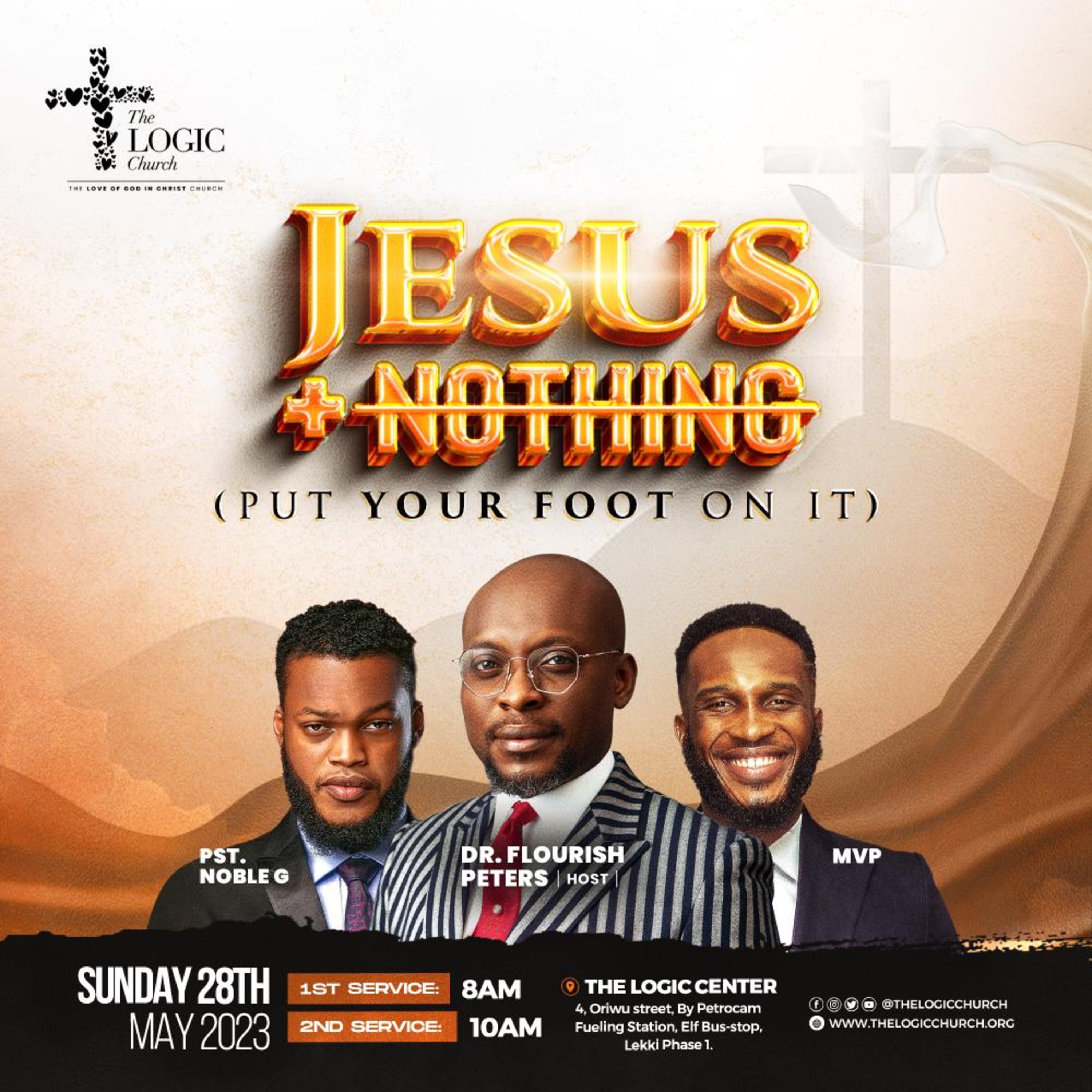 JESUS PLUS NOTHING CONFERENCE 2023, ( PUT YOUR FOOT ON IT. DAY 3 SECOND SERVICE ) BY DR. FLOURISH PETERS.  episode artwork