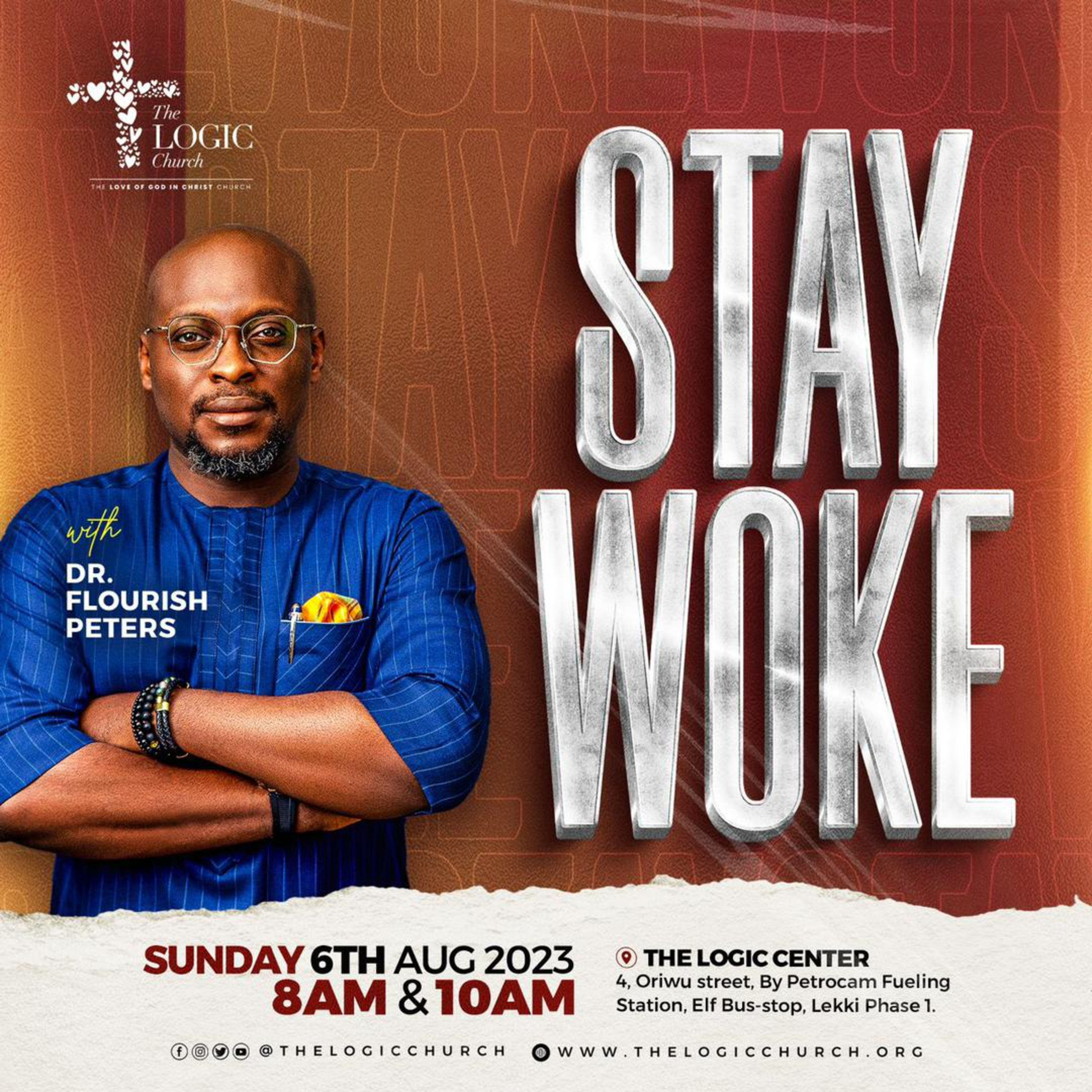 STAY WOKE | 1ST SERVICE | DR. FLOURISH PETERS | THE LOGIC CHURCH episode artwork