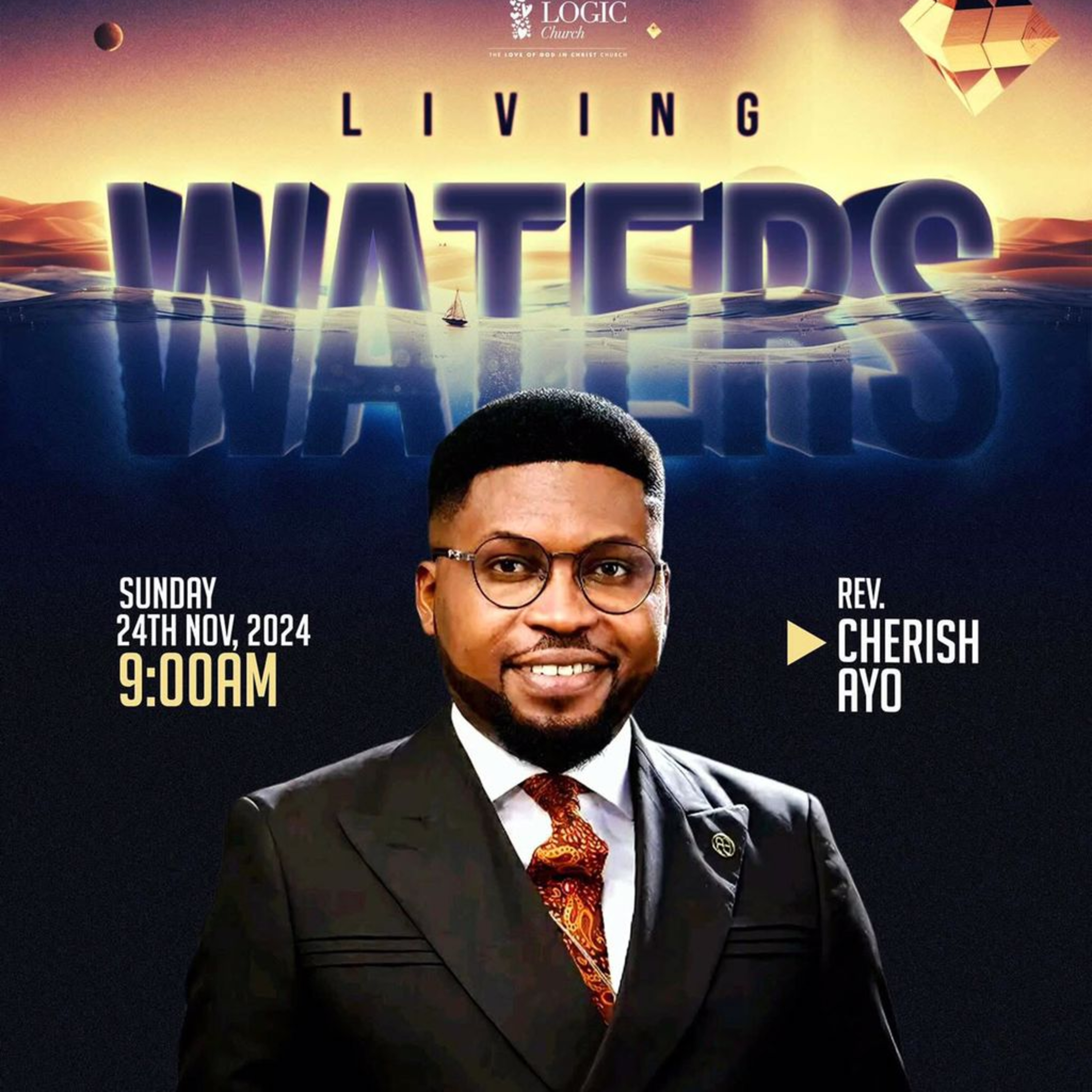 LIVING WATERS | REV'D CHERISH AYO | THE LOGIC CHURCH  episode artwork