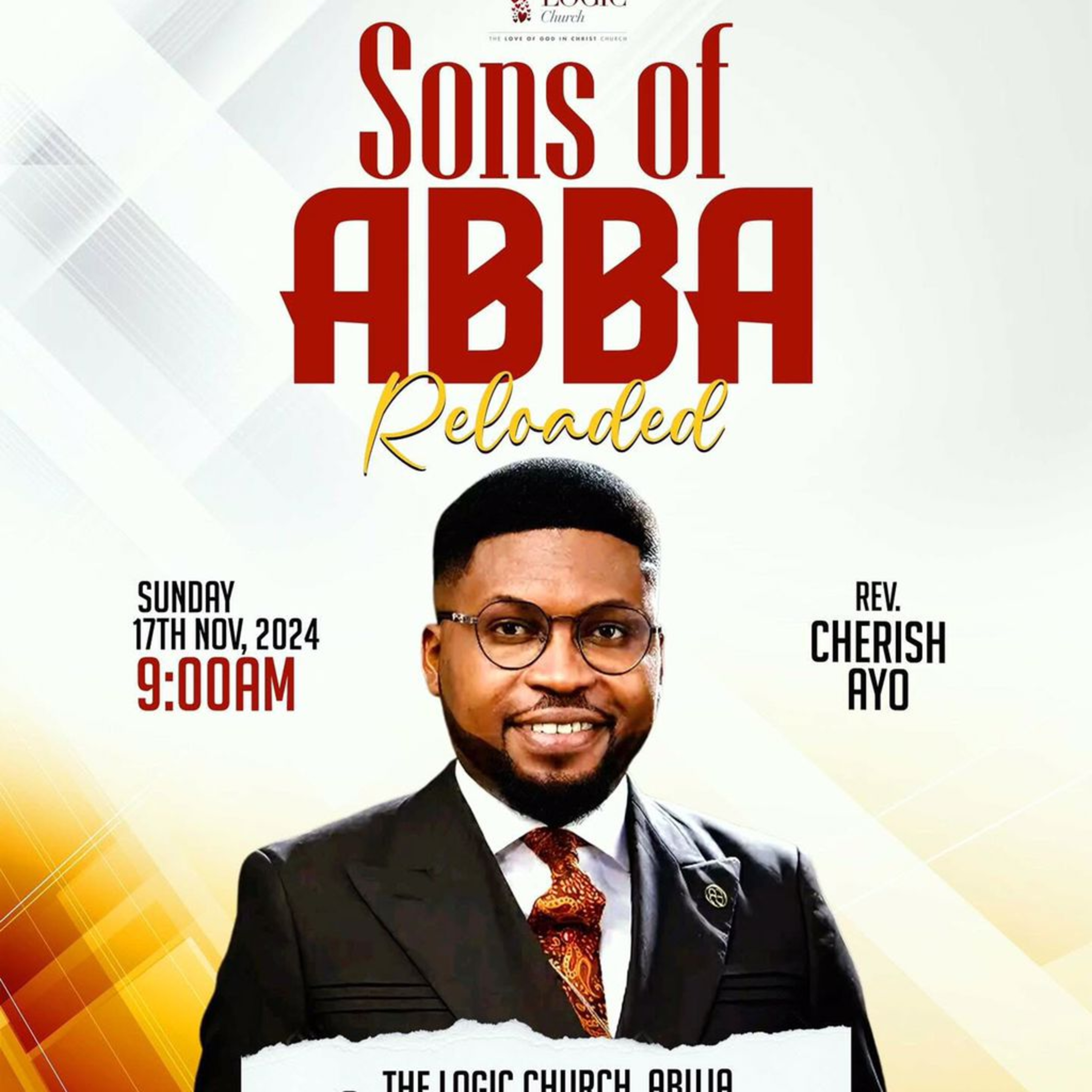 SON OF ABBA PART 2| REV'D CHERISH AYO | THE LOGIC CHURCH  episode artwork