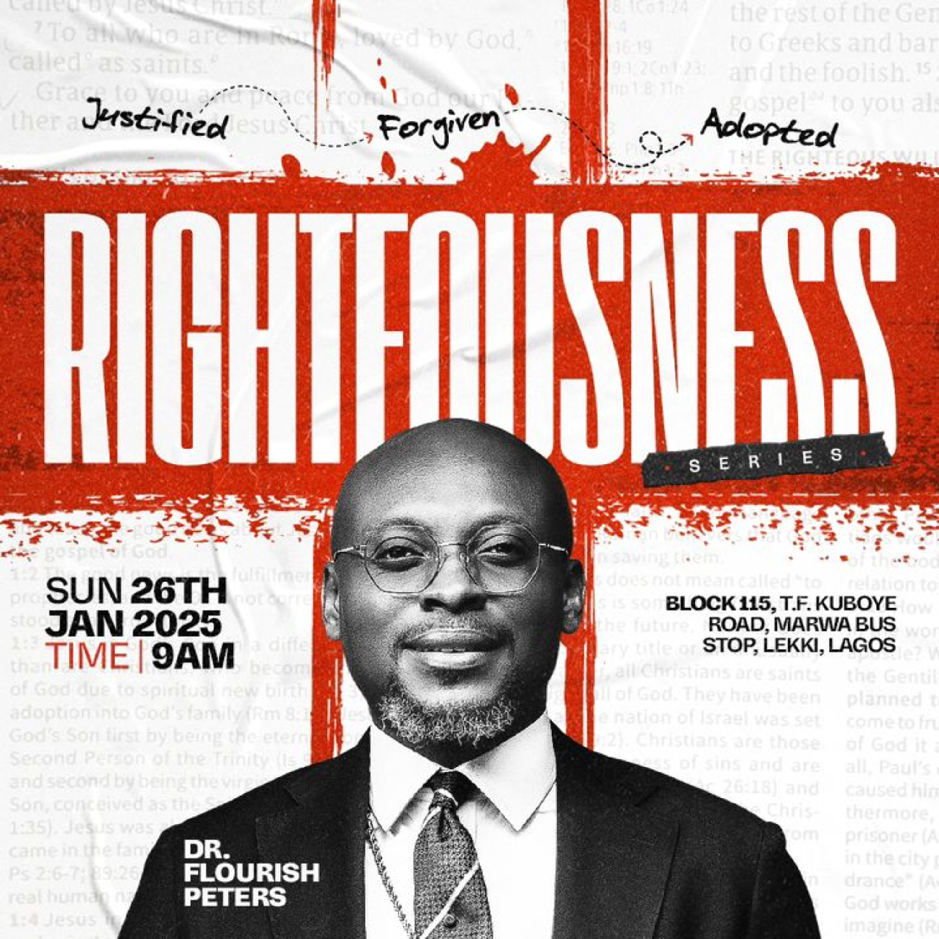 RIGHTEOUSNESS SERIES | DR. FLOURISH PETERS | THE LOGIC CHURCH episode artwork