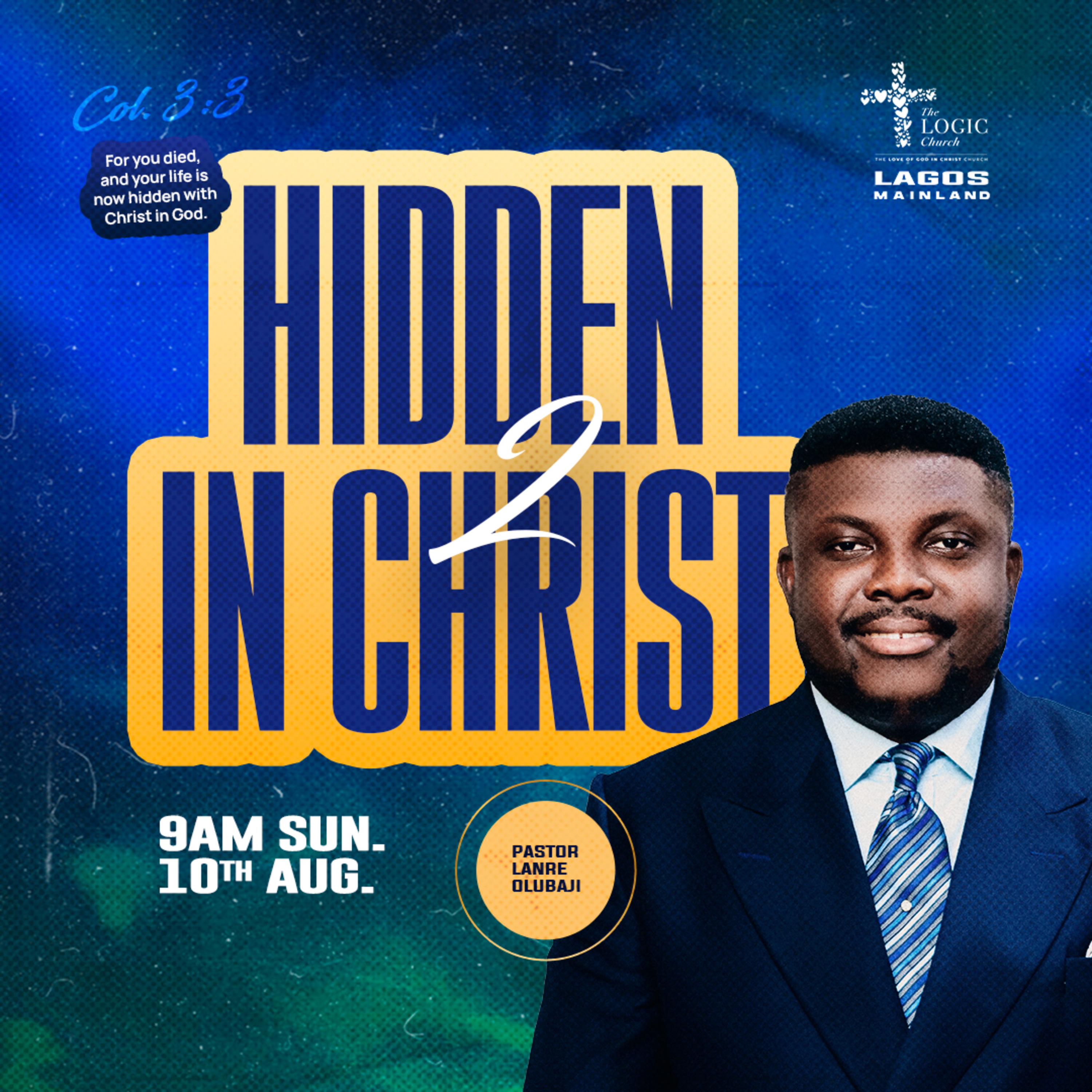 HIDDEN IN CHRIST 2 | PASTOR LANRE OLU BAJI | THE LOGIC CHURCH | MAINLAND episode artwork