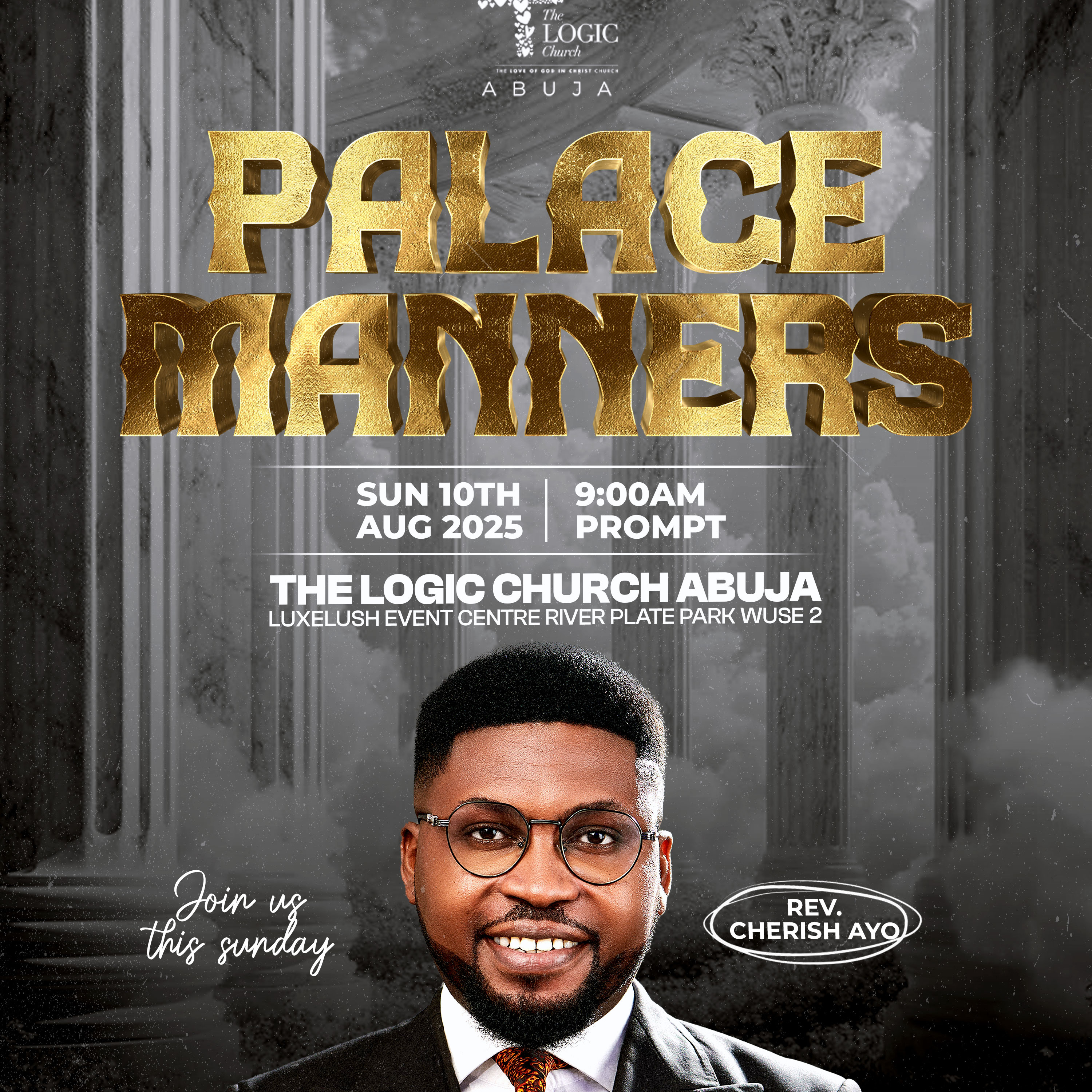 PALACE MANNERS | REV. CHERISH AYO | THE LOGIC CHURCH ABUJA episode artwork