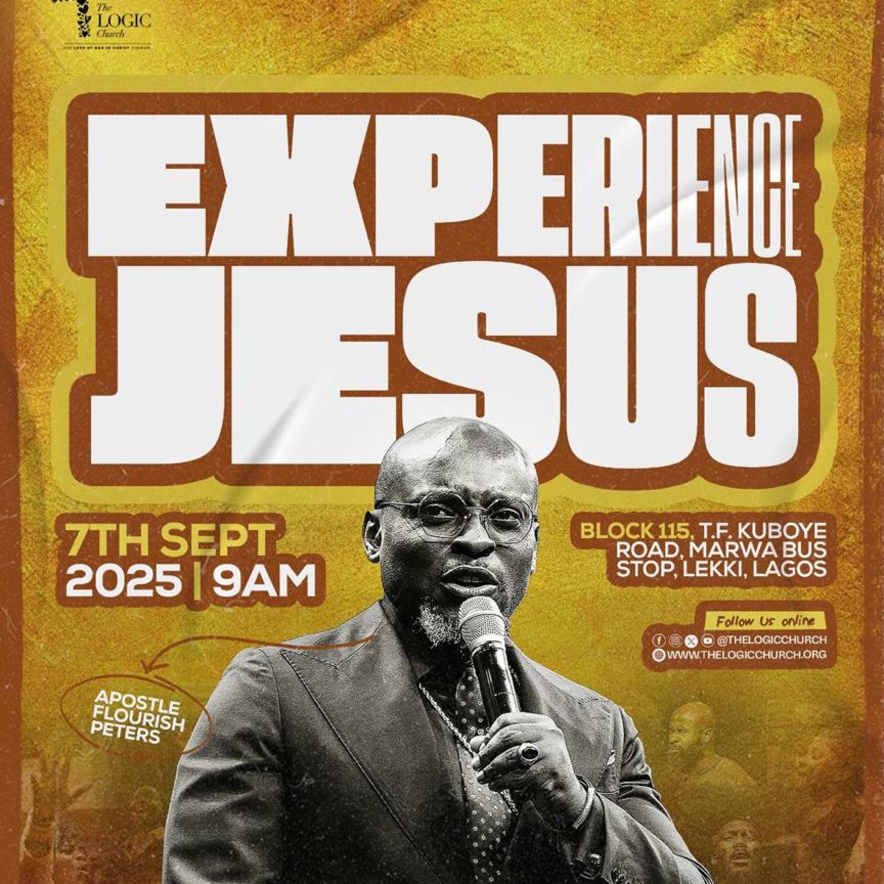 EXPERIENCE JESUS | APOSTLE FLOURISH PETERS | THE LOGIC CHURCH | HQ  episode artwork