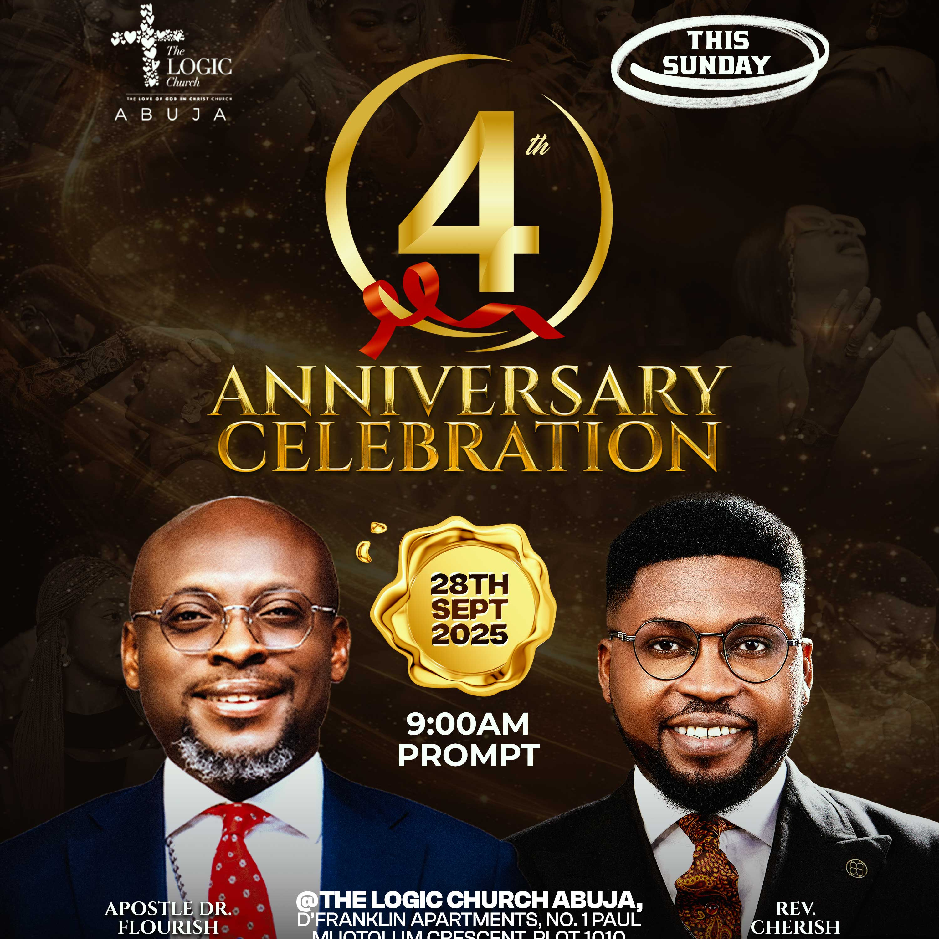 4TH ANNIVERSARY | REV. CHERISH AYO | THE LOGIC CHURCH | FCT, ABUJA episode artwork
