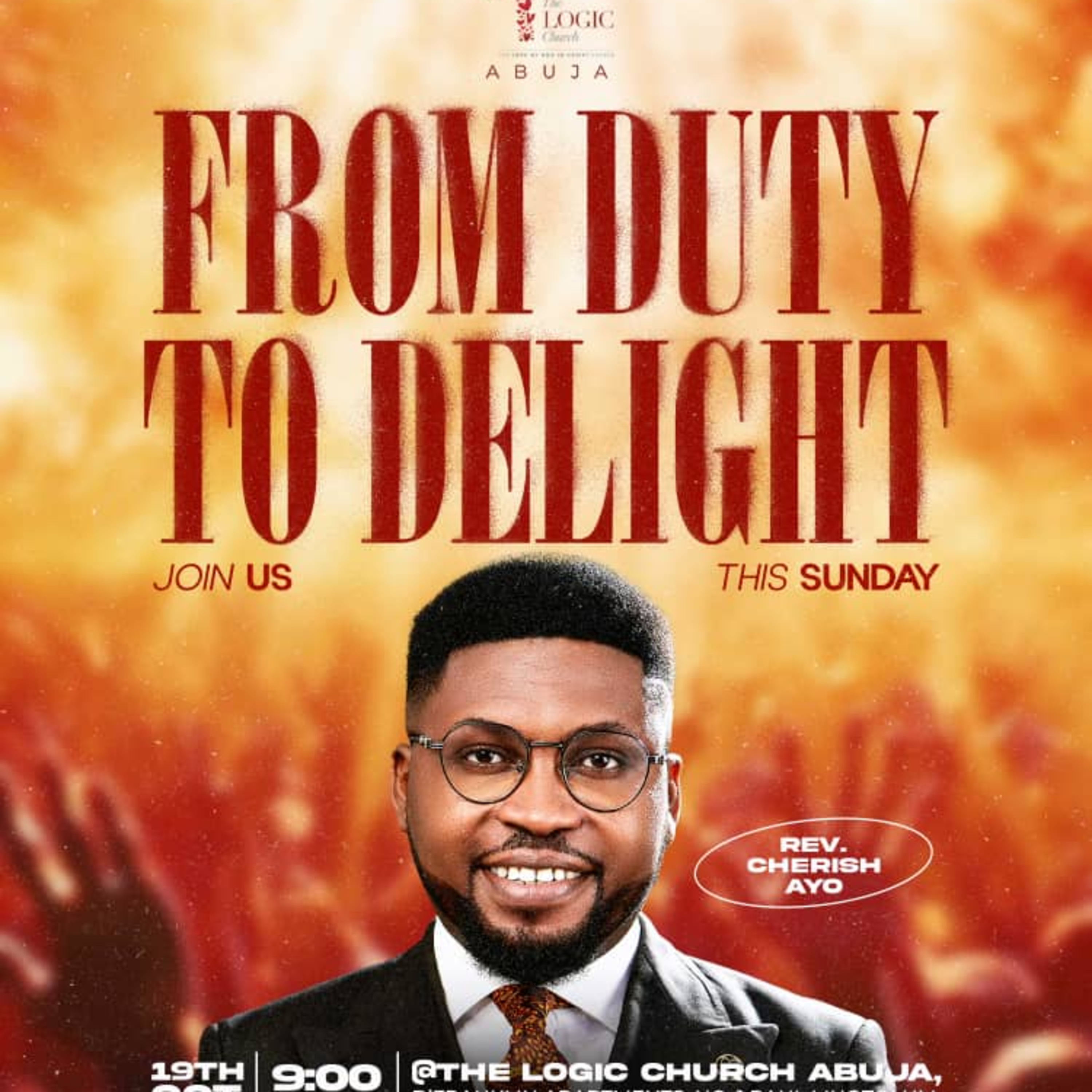 FROM DUTY TO DELIGHT | REV. CHERISH AYO | THE LOGIC CHURCH | FCT, ABUJA episode artwork