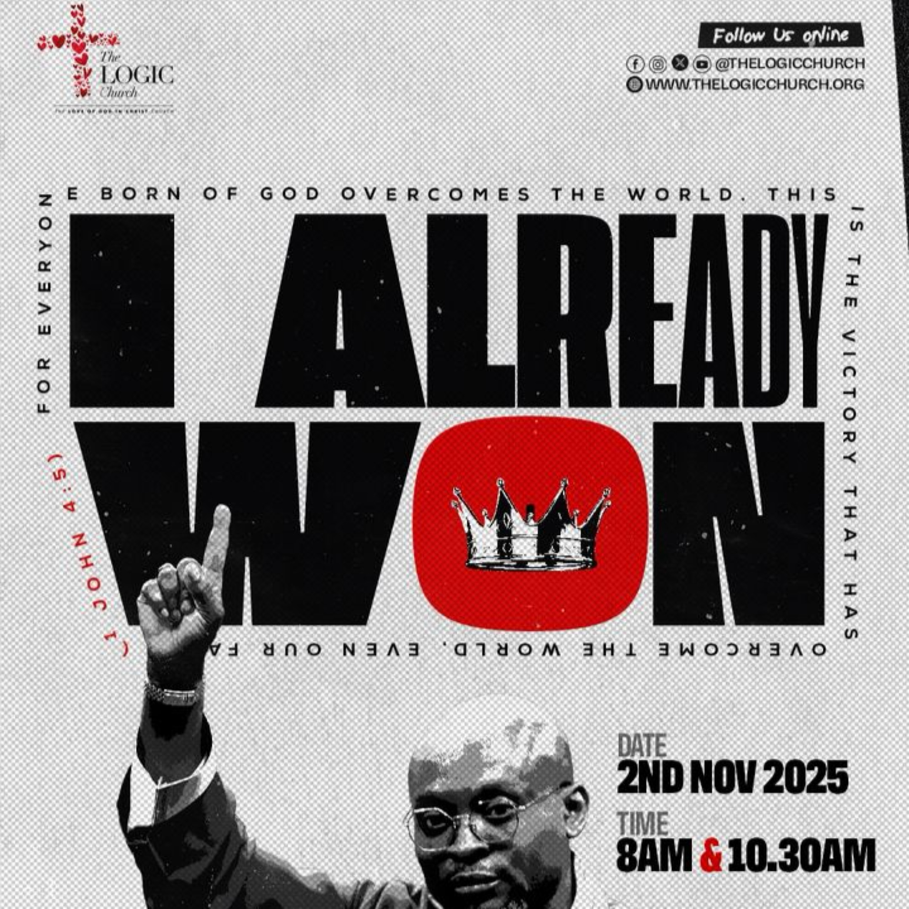I ALREADY WON IN CHRIST | THE BELIEVER'S VICTORY EXPLAINED | 1ST SERVICE | APOSTLE FLOURISH PETERS | THE LOGIC CHURCH | HQ  episode artwork