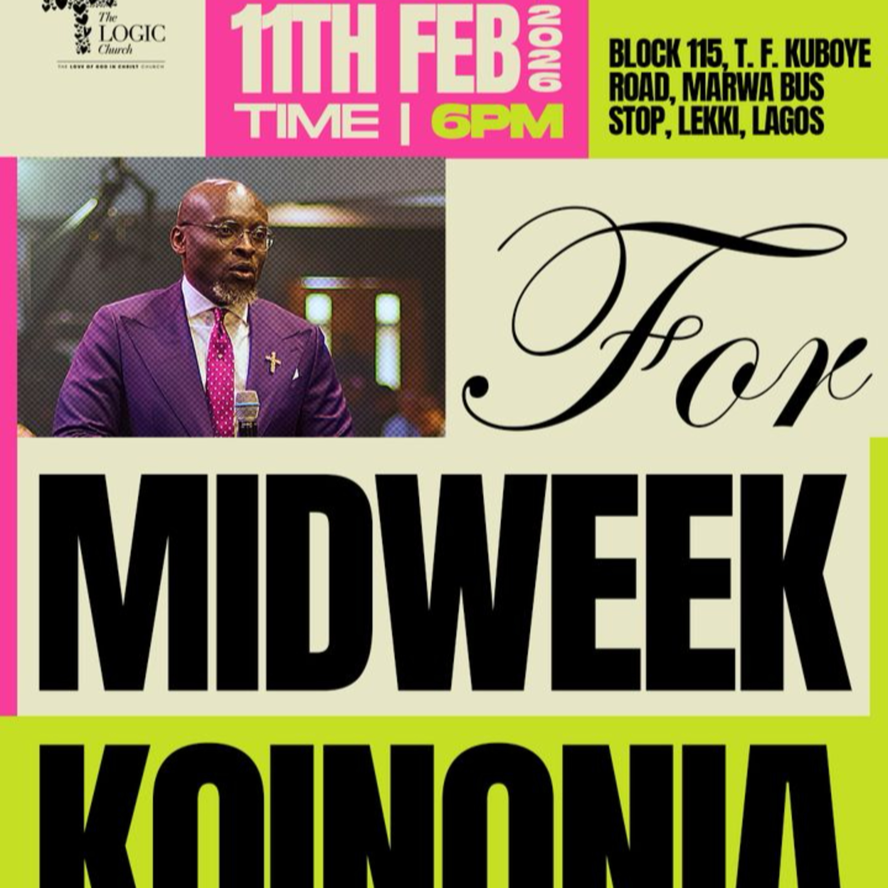 MIDWEEK KOINONIA 1.0 | BIBLE STUDY | PRAYER | WORSHIP | Q&A | APOSTLE FLOURISH PETERS | THE LOGIC CHURCH | HQ  episode artwork