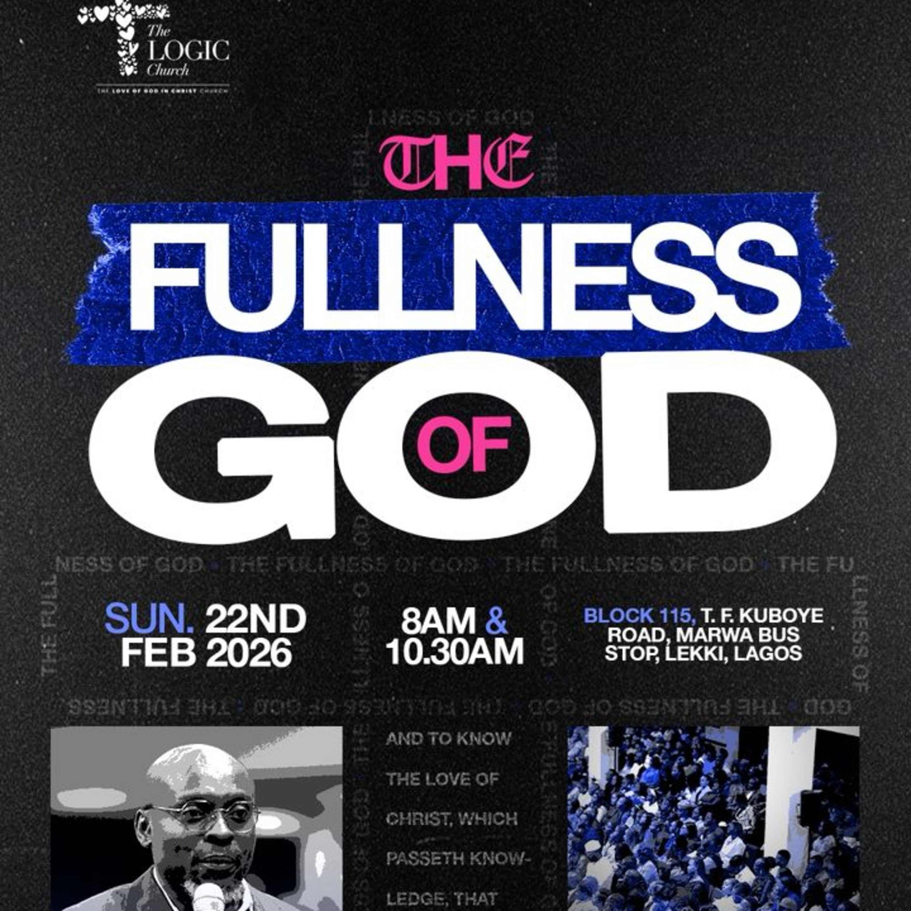 THE FULLNESS OF GOD | 1ST SERVICE | APOSTLE FLOURISH PETERS | THE LOGIC CHURCH | HQ  episode artwork