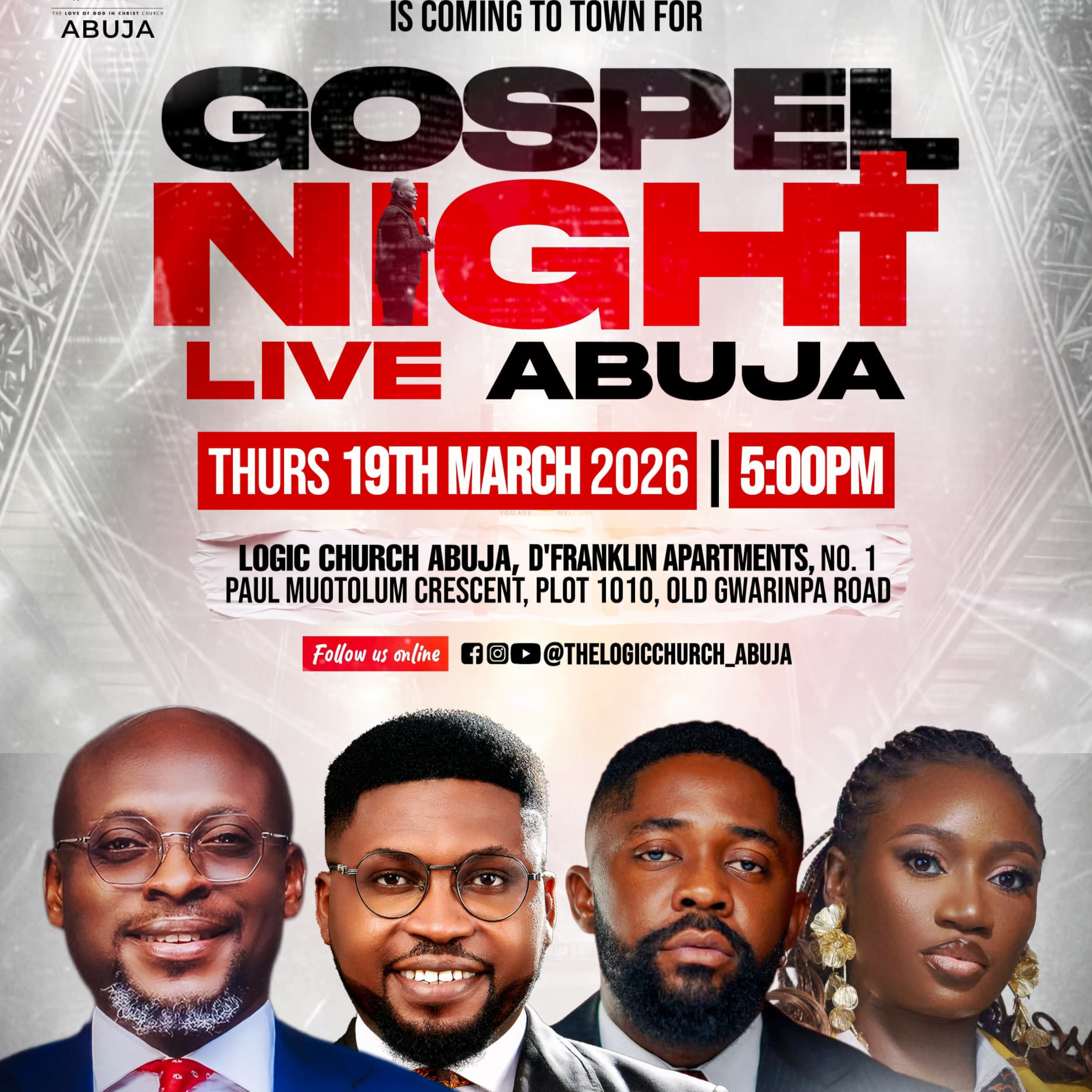 GOSPEL NIGHT LIVE | APOSTLE FLOURISH PETERS | THE LOGIC CHURCH | FCT | ABUJA episode artwork