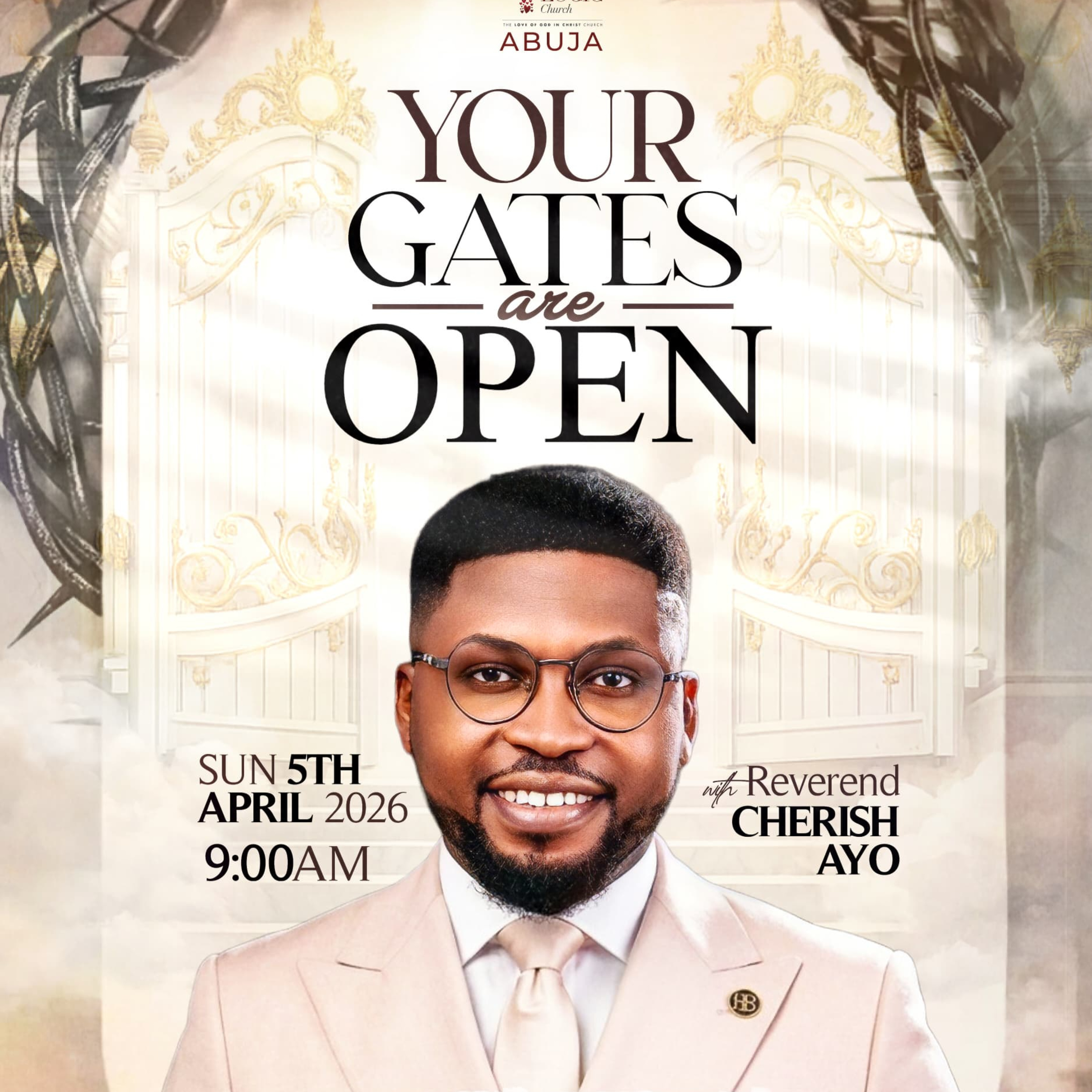 YOUR GATES ARE OPEN | REV. CHERISH AYO | THE LOGIC CHURCH | FCT | ABUJA episode artwork