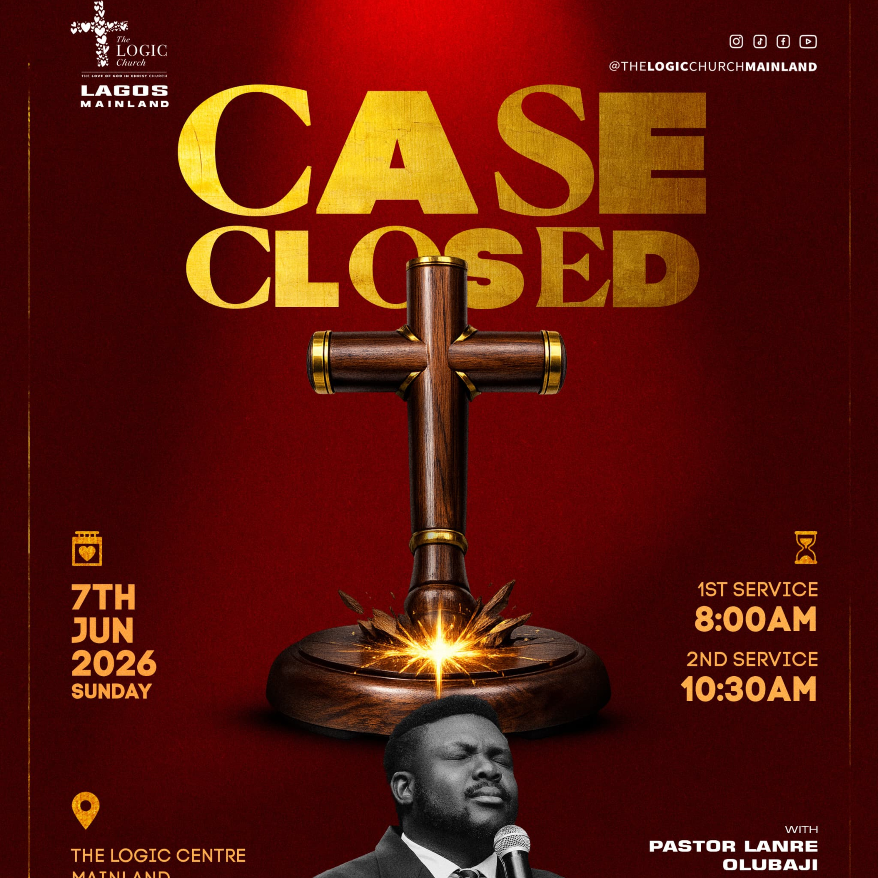 CASE CLOSED | PASTOR VICTOR OKEIYI | THE LOGIC CHURCH | MAINLAND, LAGOS episode artwork