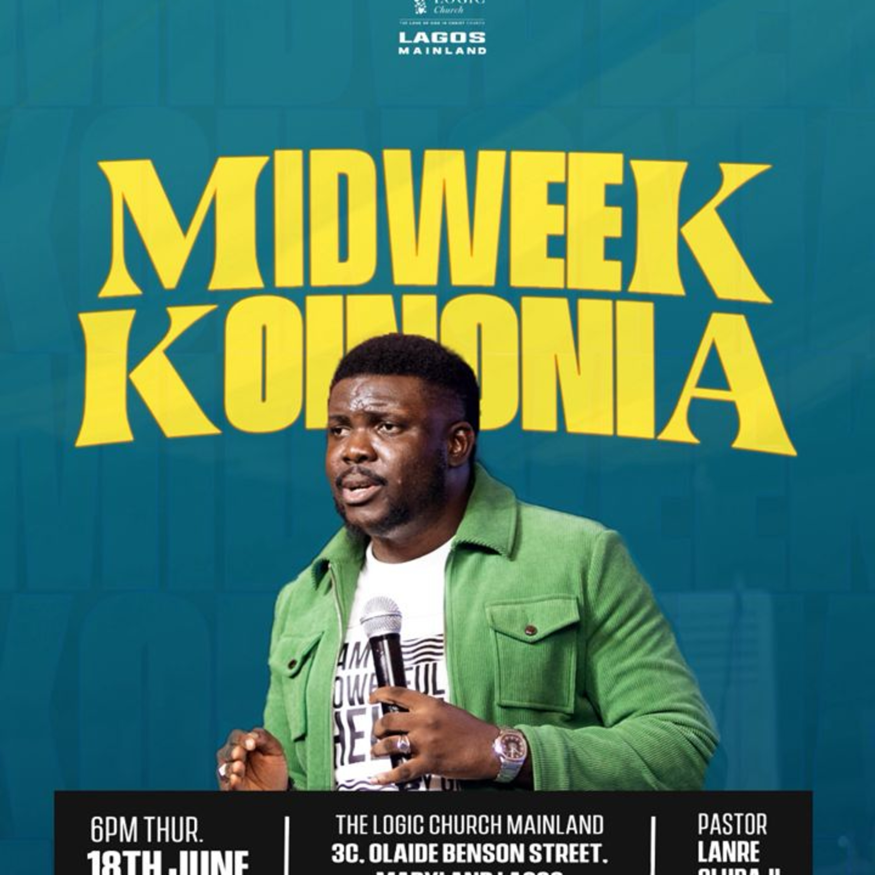 MIDWEEK KOINONIA PASTOR LANRE OLUBAJI | THE LOGIC CHURCH | MAINLAND, LAGOS episode artwork