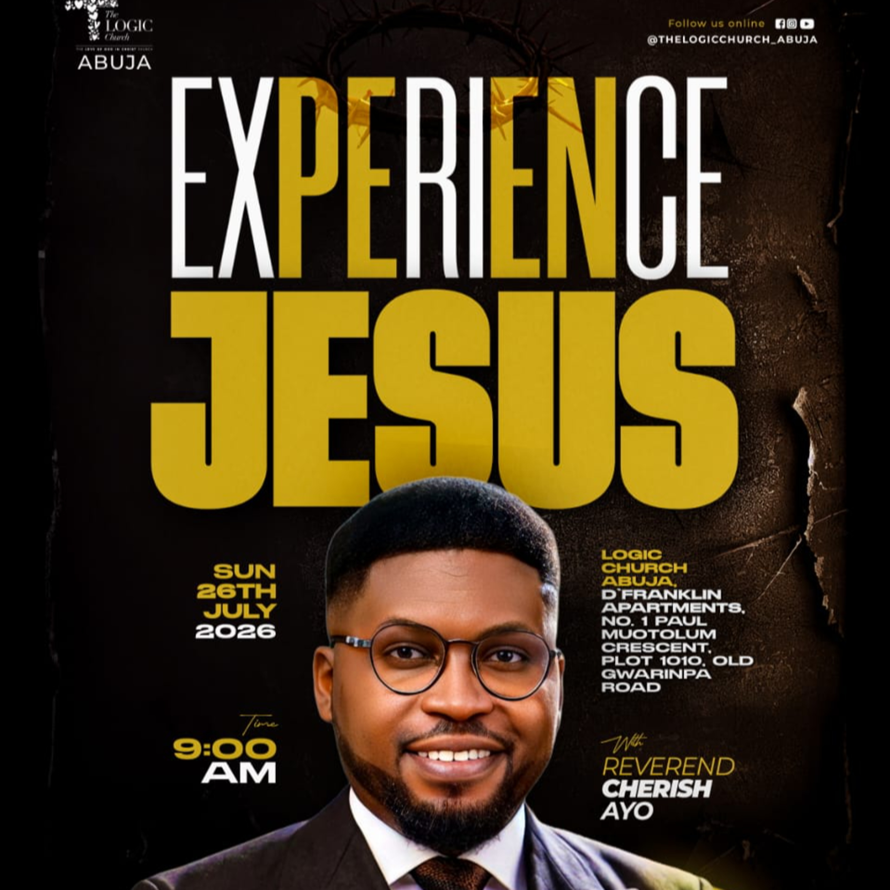 EXPERIENCE JESUS | REV. CHERISH AYO | THE LOGIC CHURCH | FCT | ABUJA episode artwork