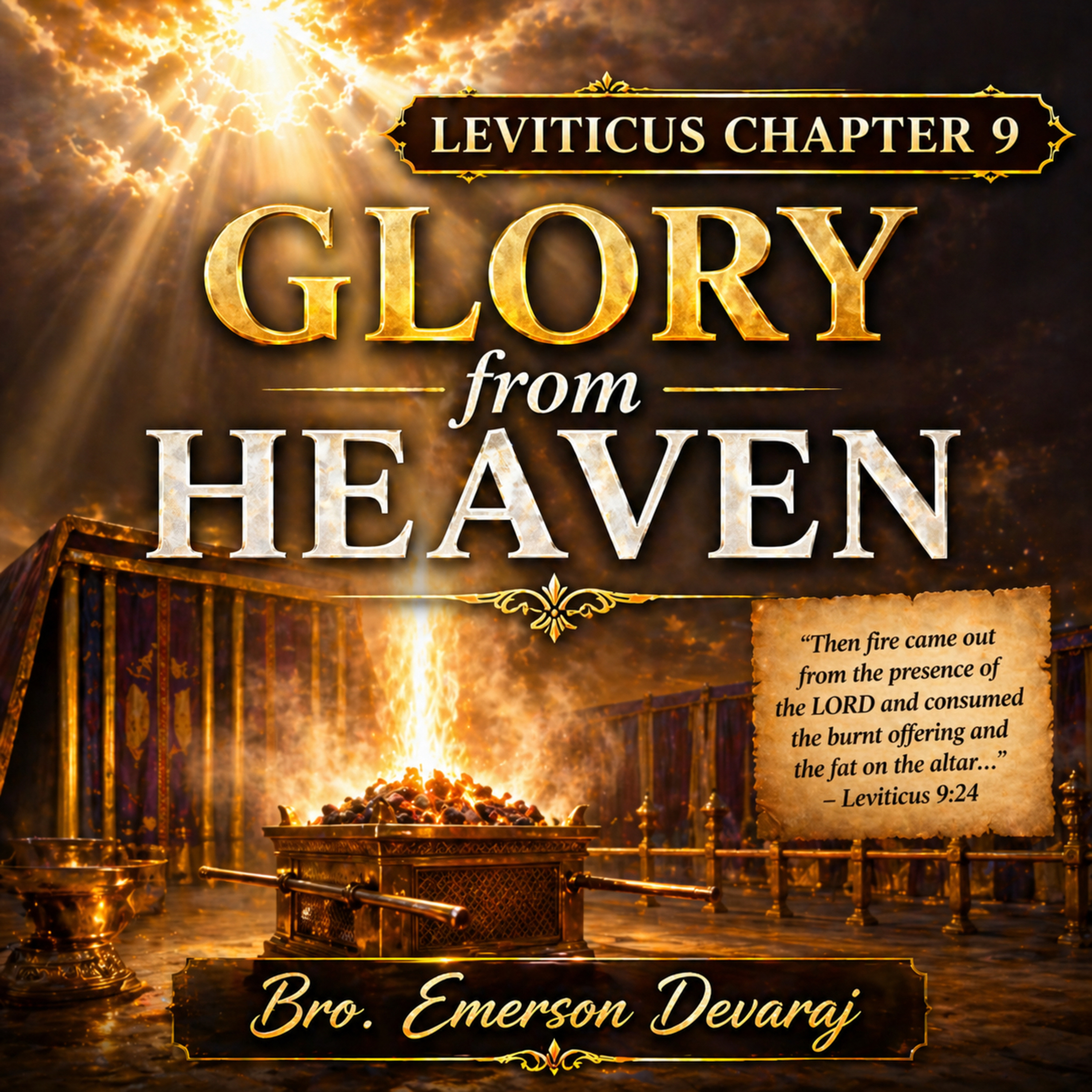 When Glory Falls | வானத்திலிருந்து இறங்கிய அக்கினி: லேவியராகமம் 9! episode artwork