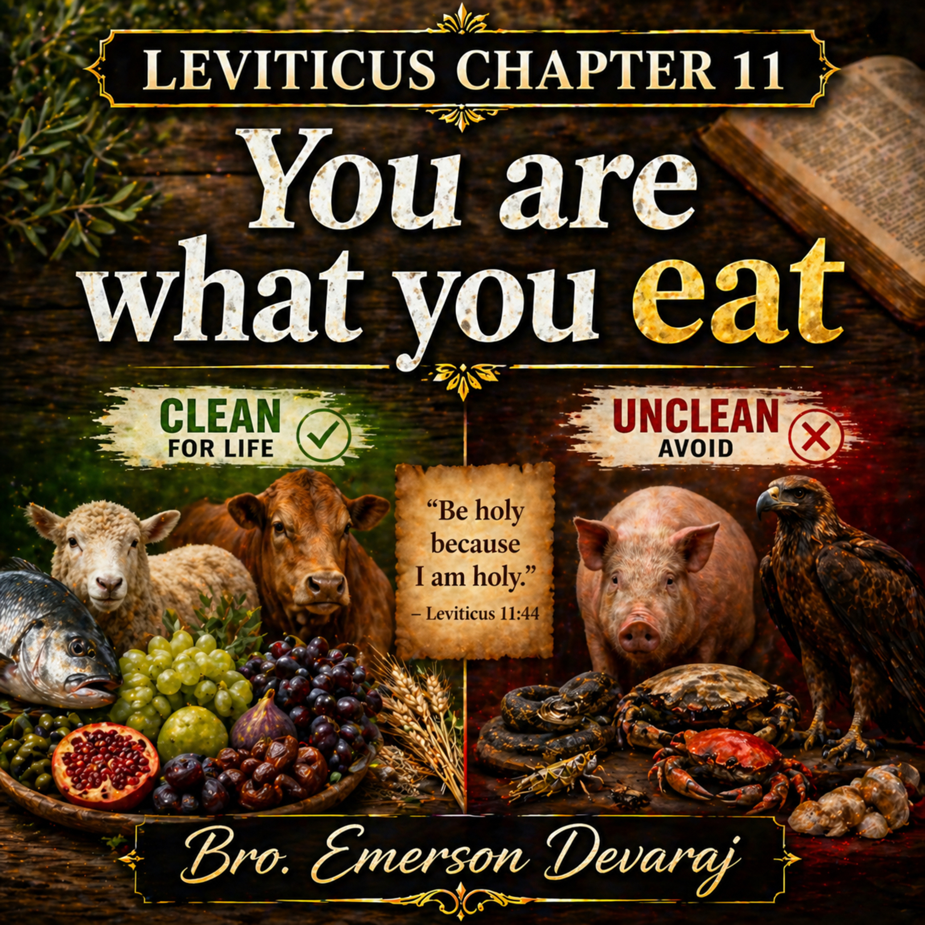 You are what you eat | உணவும் பரிசுத்தமும்: தேவன் ஏன் இத்தனை கட்டுப்பாடுகளை விதித்தார்? episode artwork