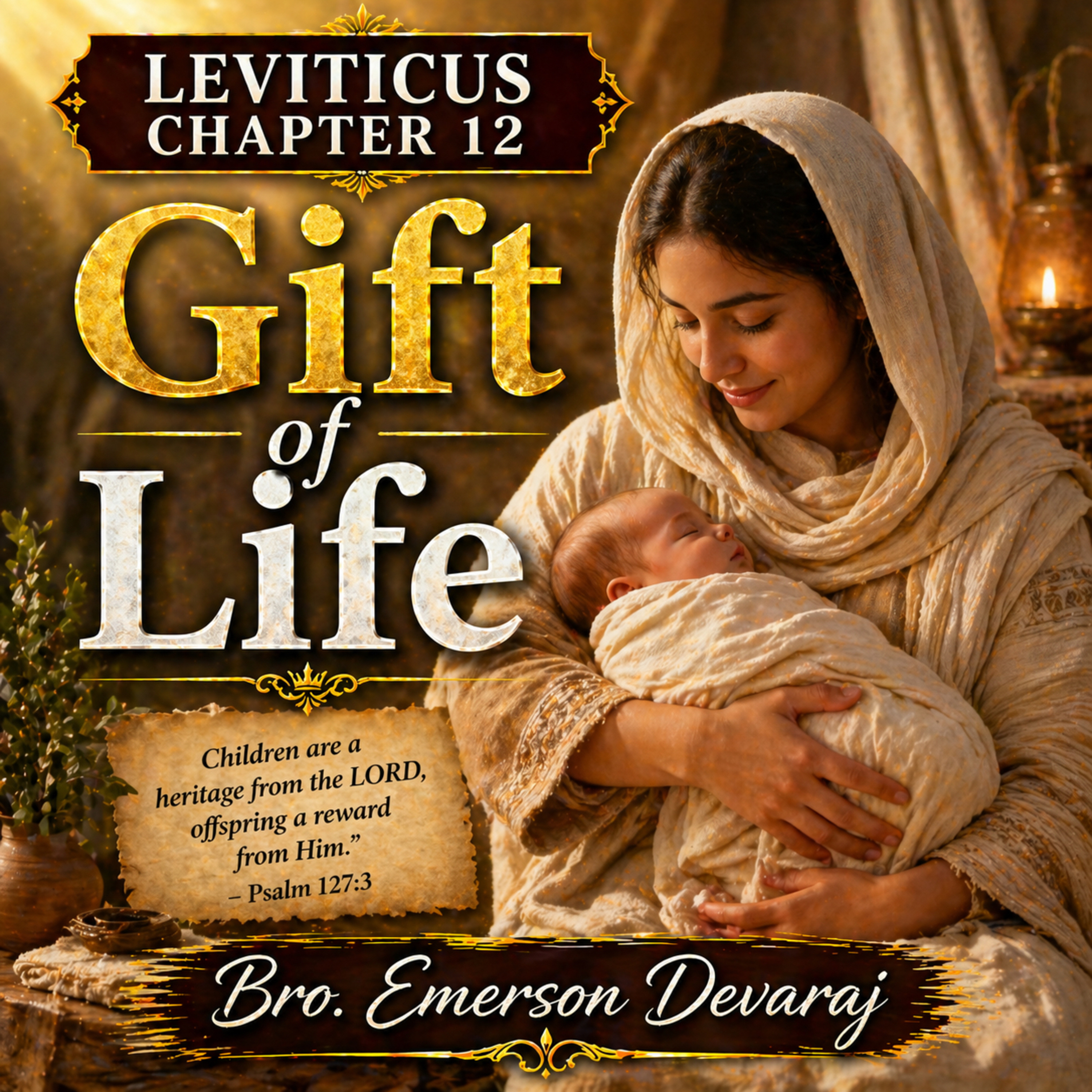 The Gift of Life | புதிய வாழ்வும் பரிசுத்தமும்: லேவியராகமம் 12! episode artwork