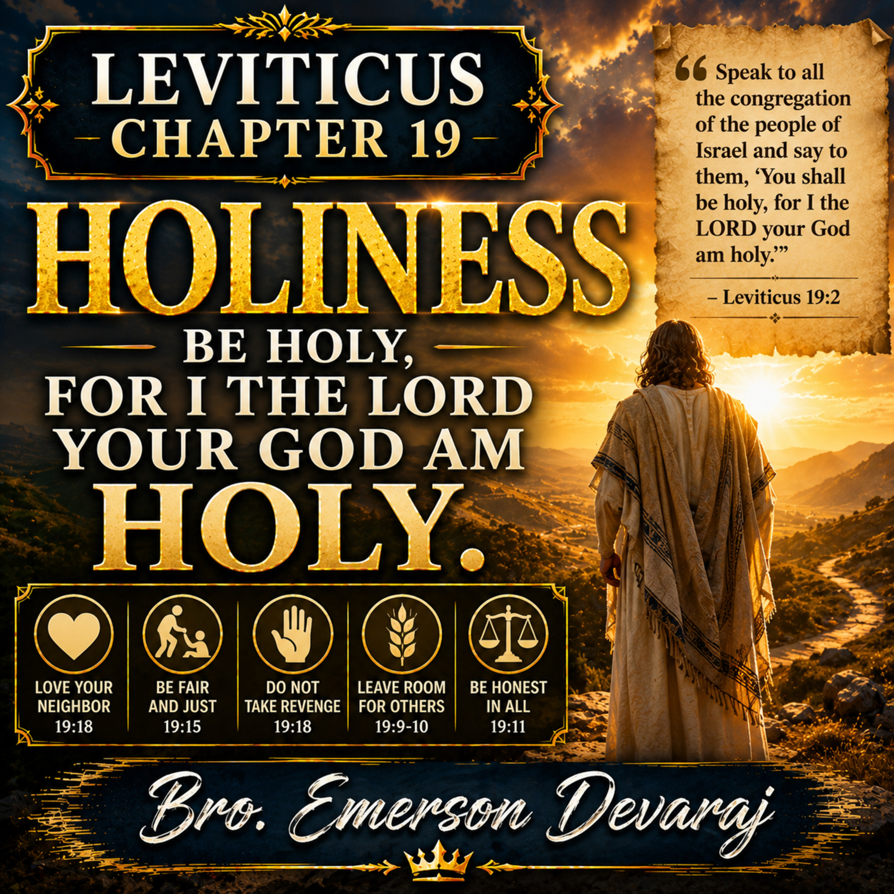 Holiness in the Real World | அன்றாட வாழ்வில் பரிசுத்தம்: லேவியராகமம் 19! episode artwork