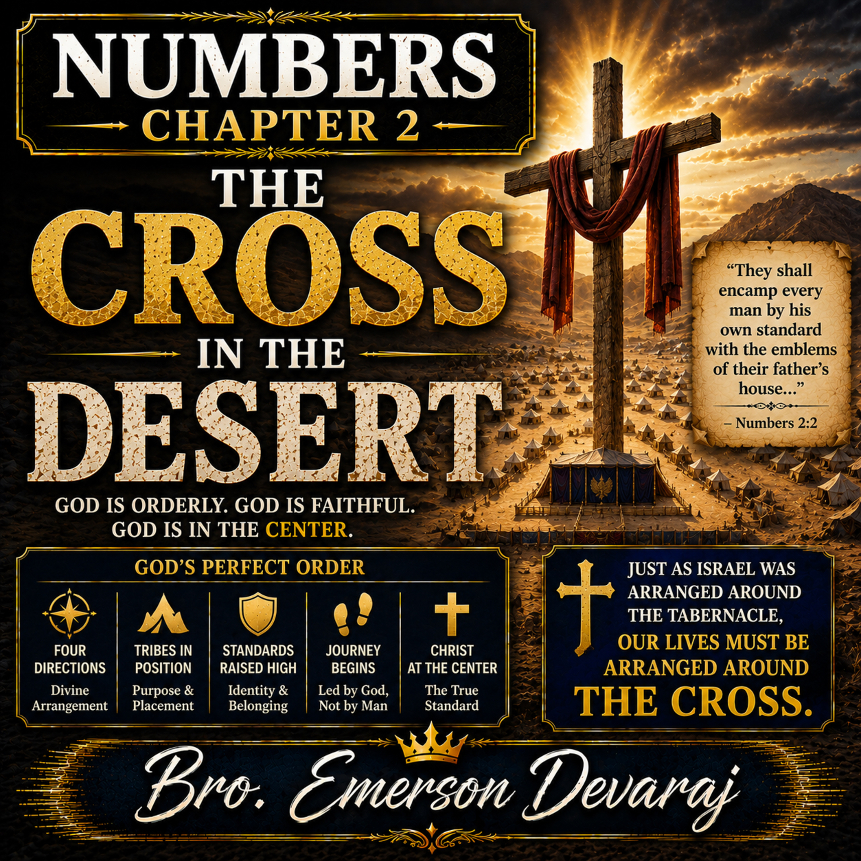 The Cross in the Desert: வனாந்தரத்தில் ஒரு சிலுவை!: பாளையத்தின் அமைப்பும் தீர்க்கதரிசன ரகசியமும்! episode artwork