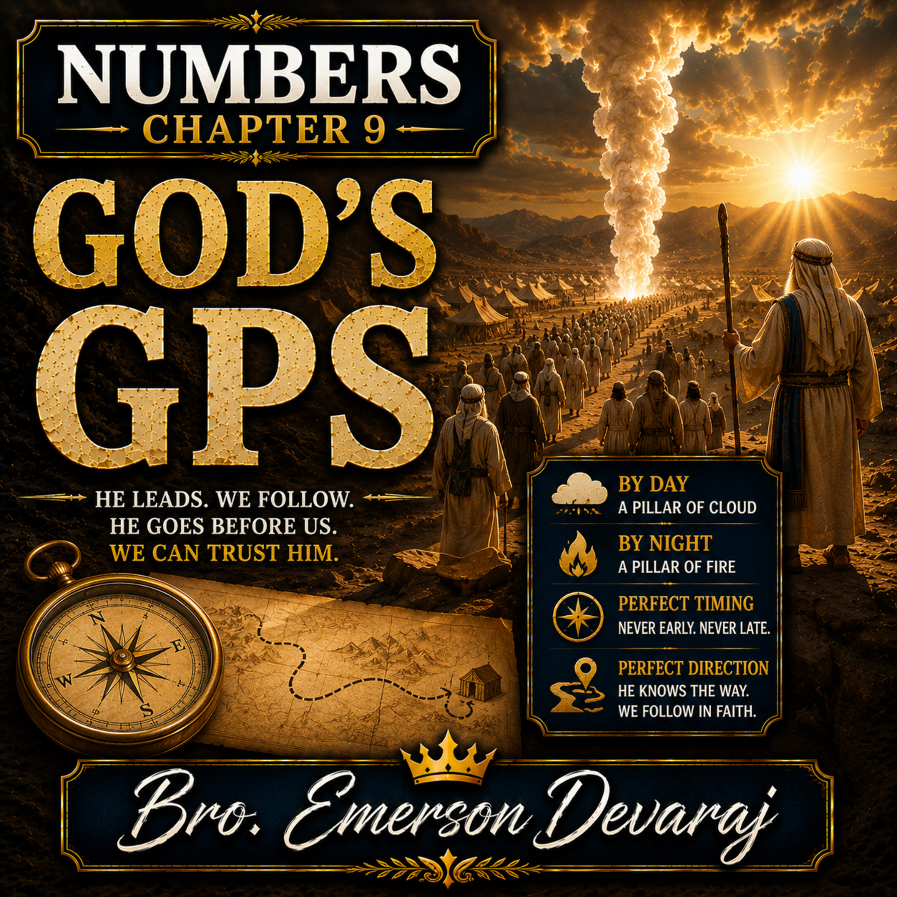 God’s GPS | Numbers 9 | மேகஸ்தம்பமும் அக்கினிஸ்தம்பமும் காட்டும் வழி! episode artwork
