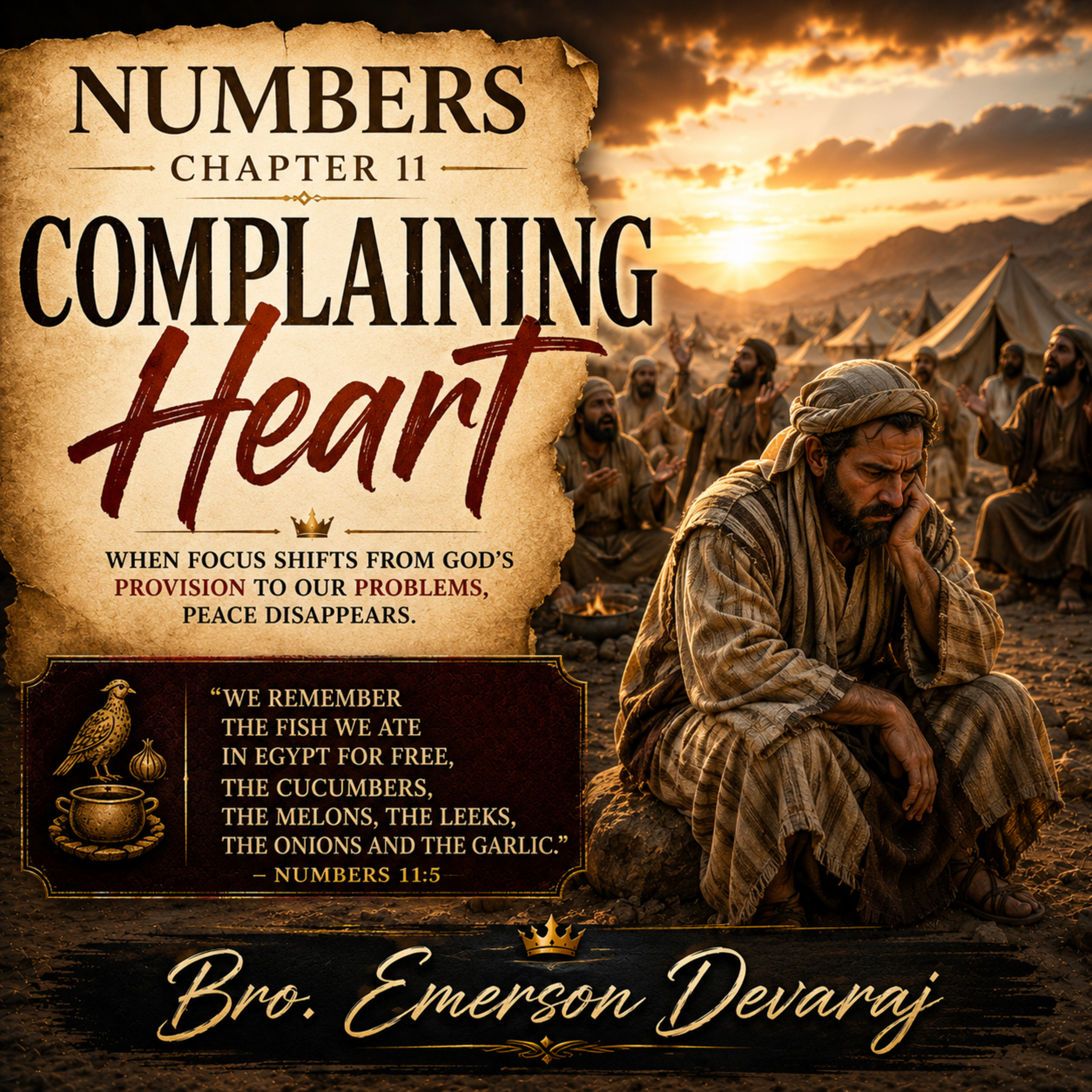 The Danger of a Complaining Heart | முறுமுறுப்பின் ஆபத்து! Numbers 11 episode artwork